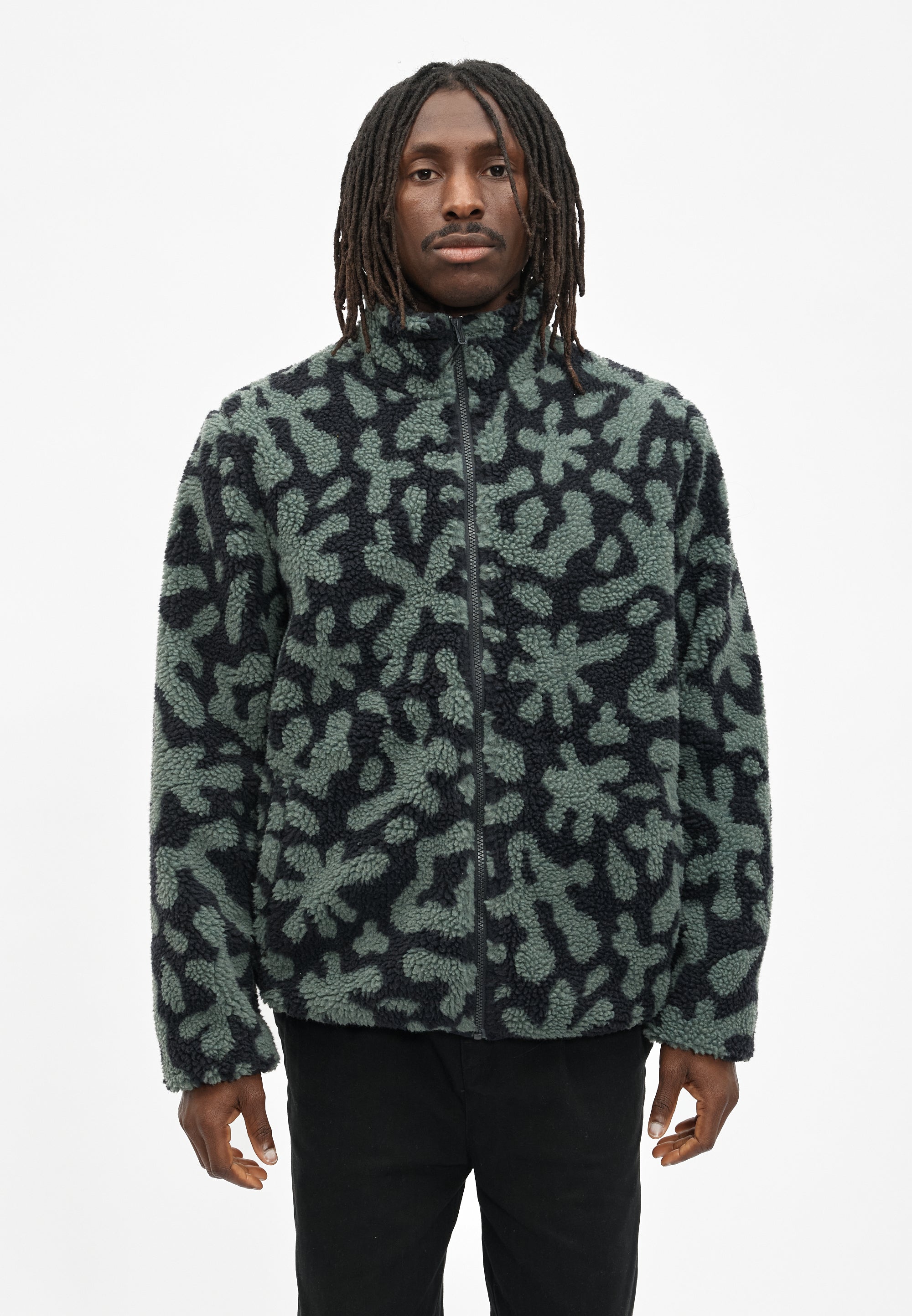 cleptomanicx-oh-shit-sherpa-fleecejacke-allover-m image 2