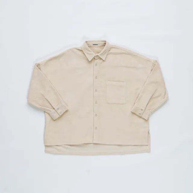 arniko-tahira-hemd-beige-cord-damen-oversize-one-size image 1