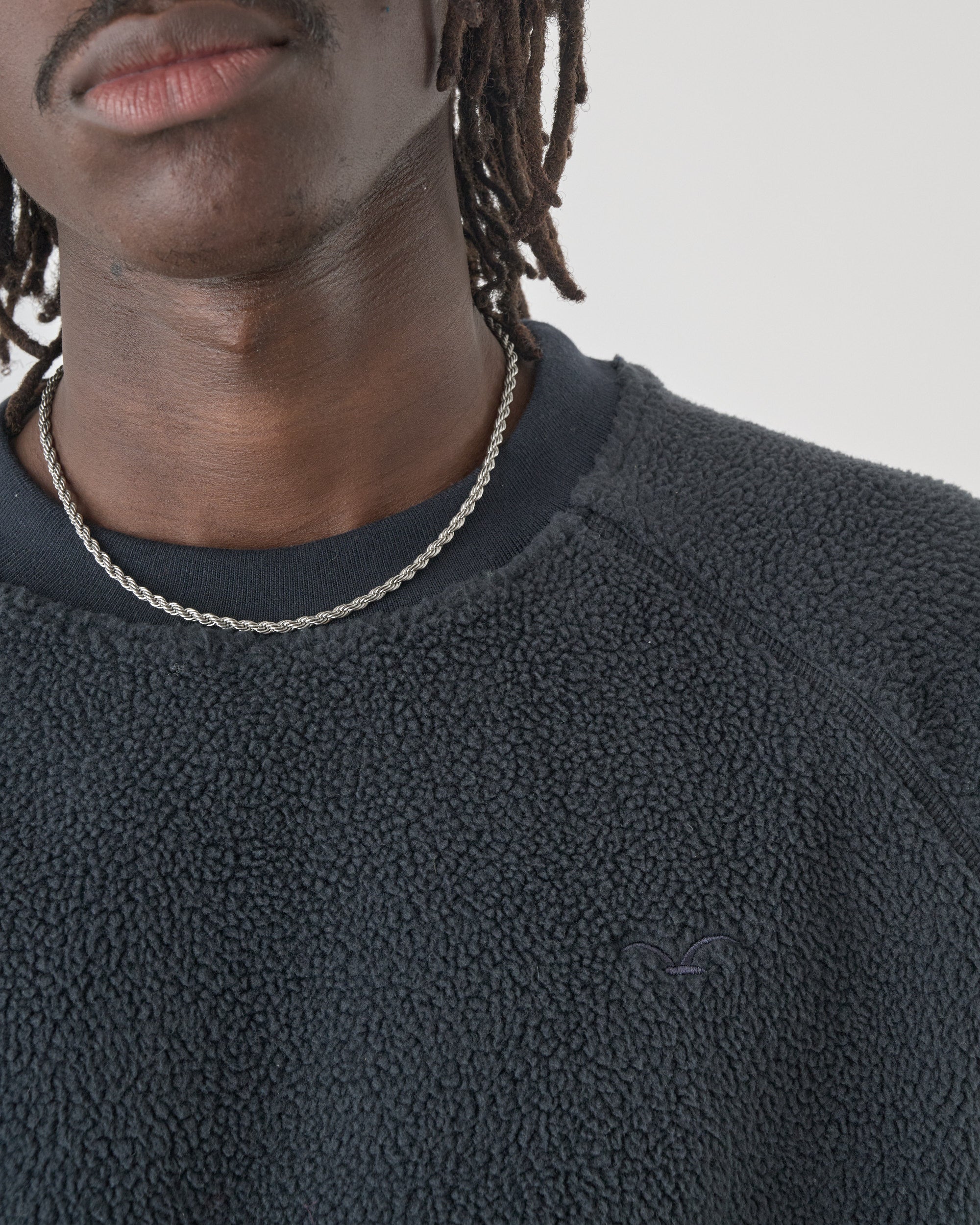 cleptomanicx-flaneur-crewneck-sweatshirt-teddyfleece image 5