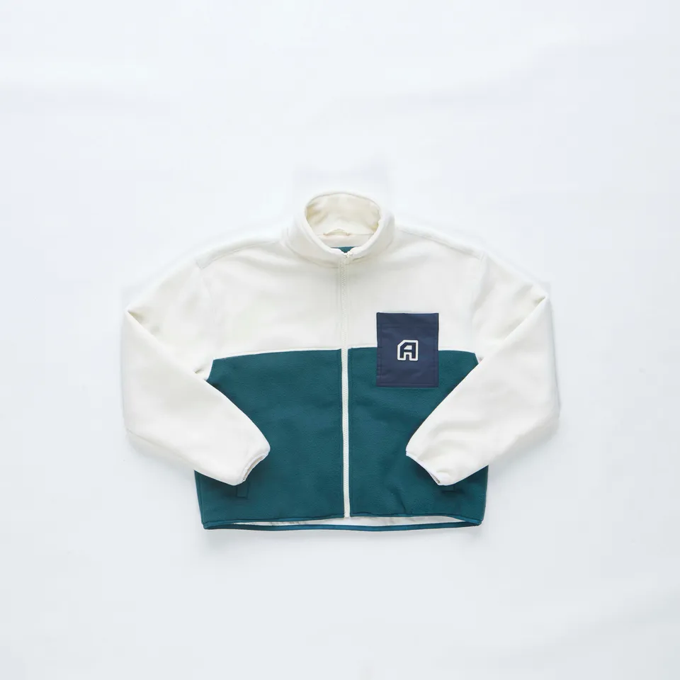 arniko-jackets-sandhya-white-turqoise-damenjacke-recycelt image 1