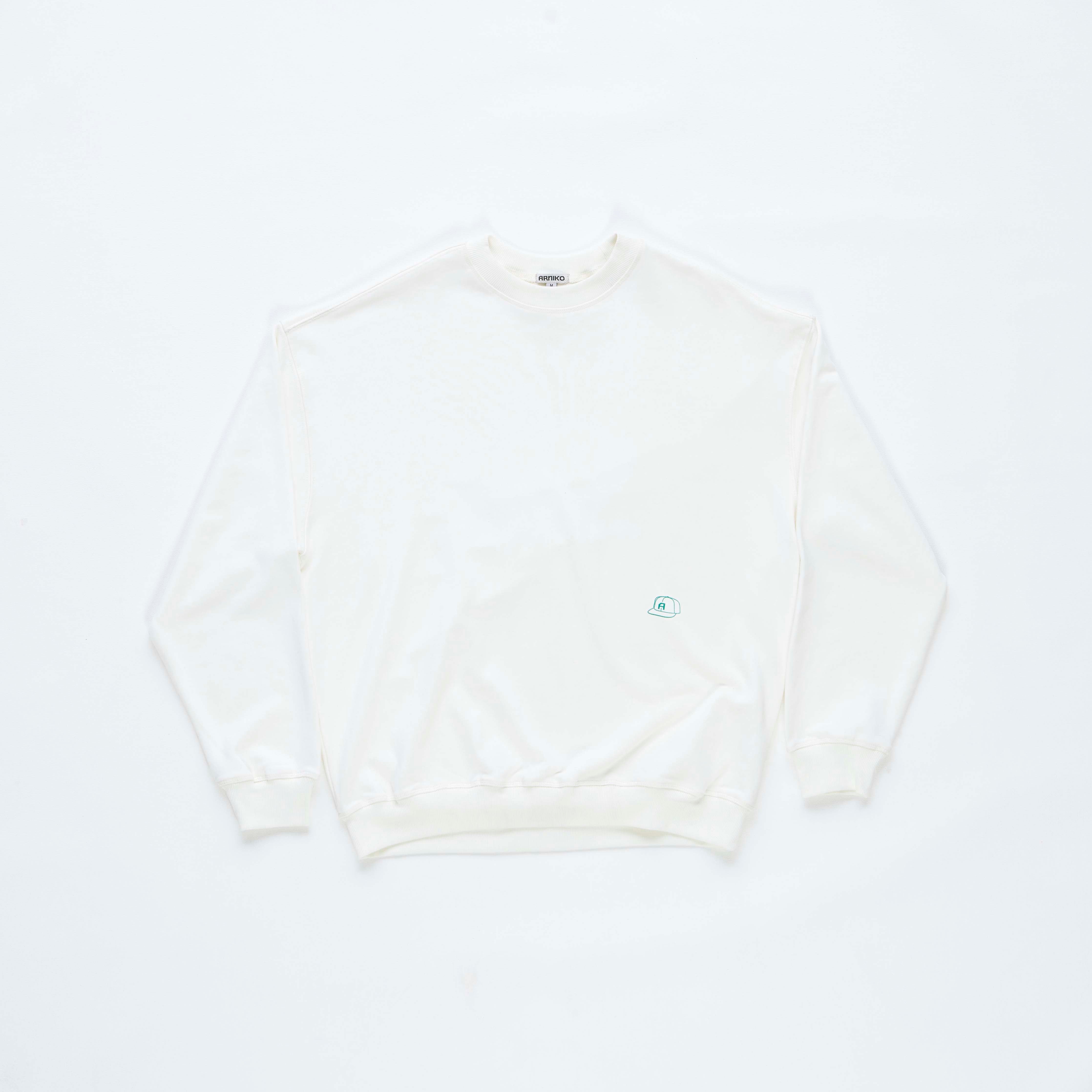 arniko-badal-off-white-pullover-off-white-bio-baumwolle image 2