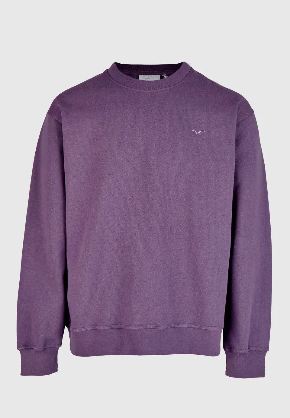 cleptomanicx-ligull-boxy-crewneck-sweatshirt-bio-baumwolle image 1