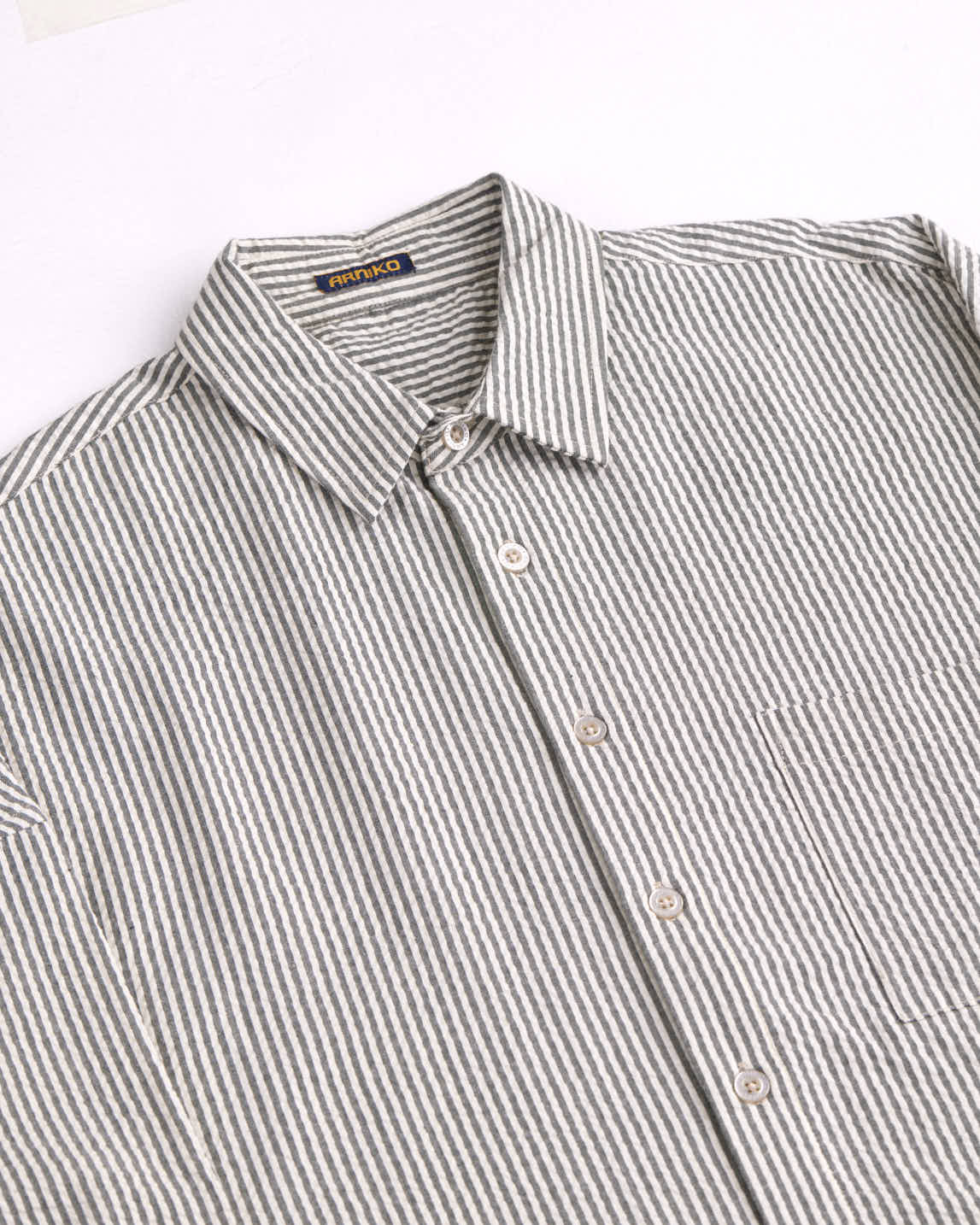 arniko-tahira-bluse-damen-gr-n-wei-seersucker image 2