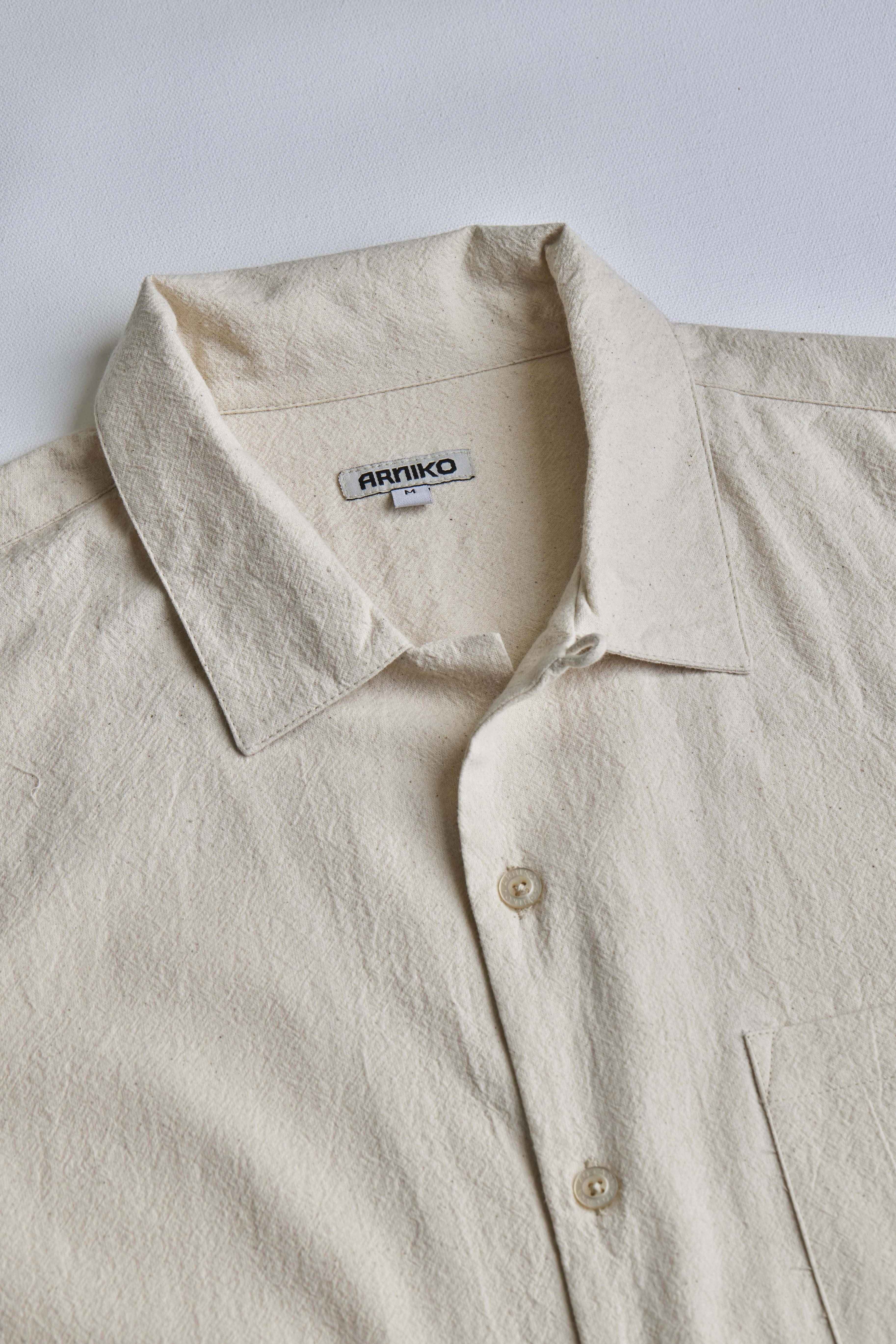 arniko-bobby-hemd-off-white-bio-baumwolle-sommer image 3