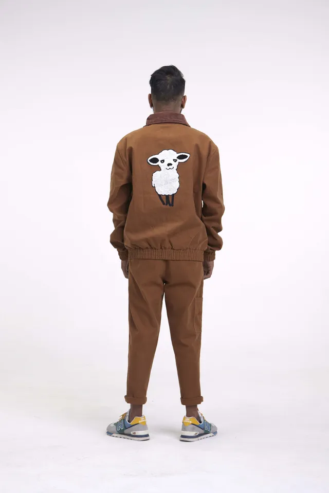 arniko-bheda-jacke-tawny-canvas-bio-baumwolle image 1