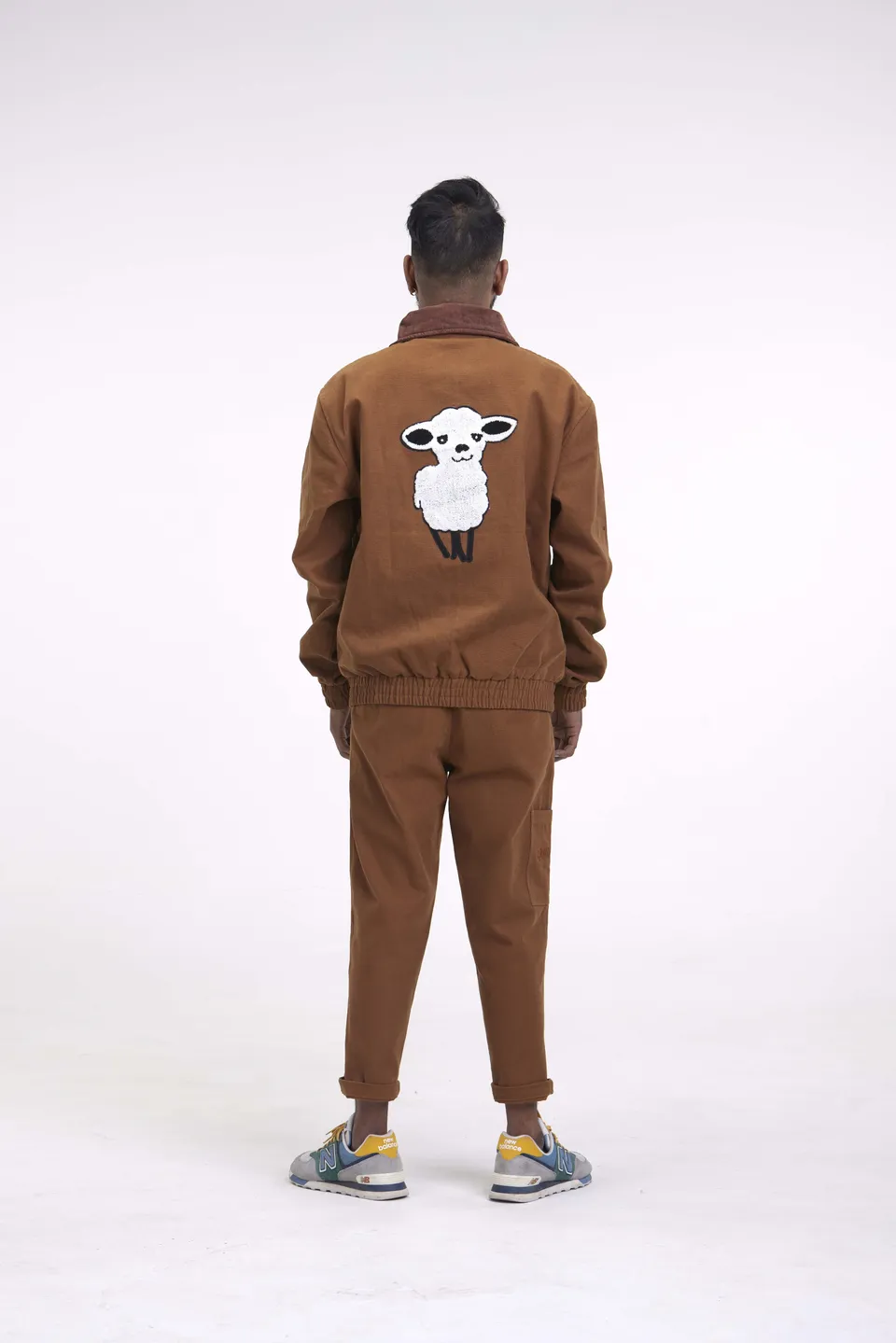 arniko-bheda-jacke-tawny-canvas-bio-baumwolle image 1