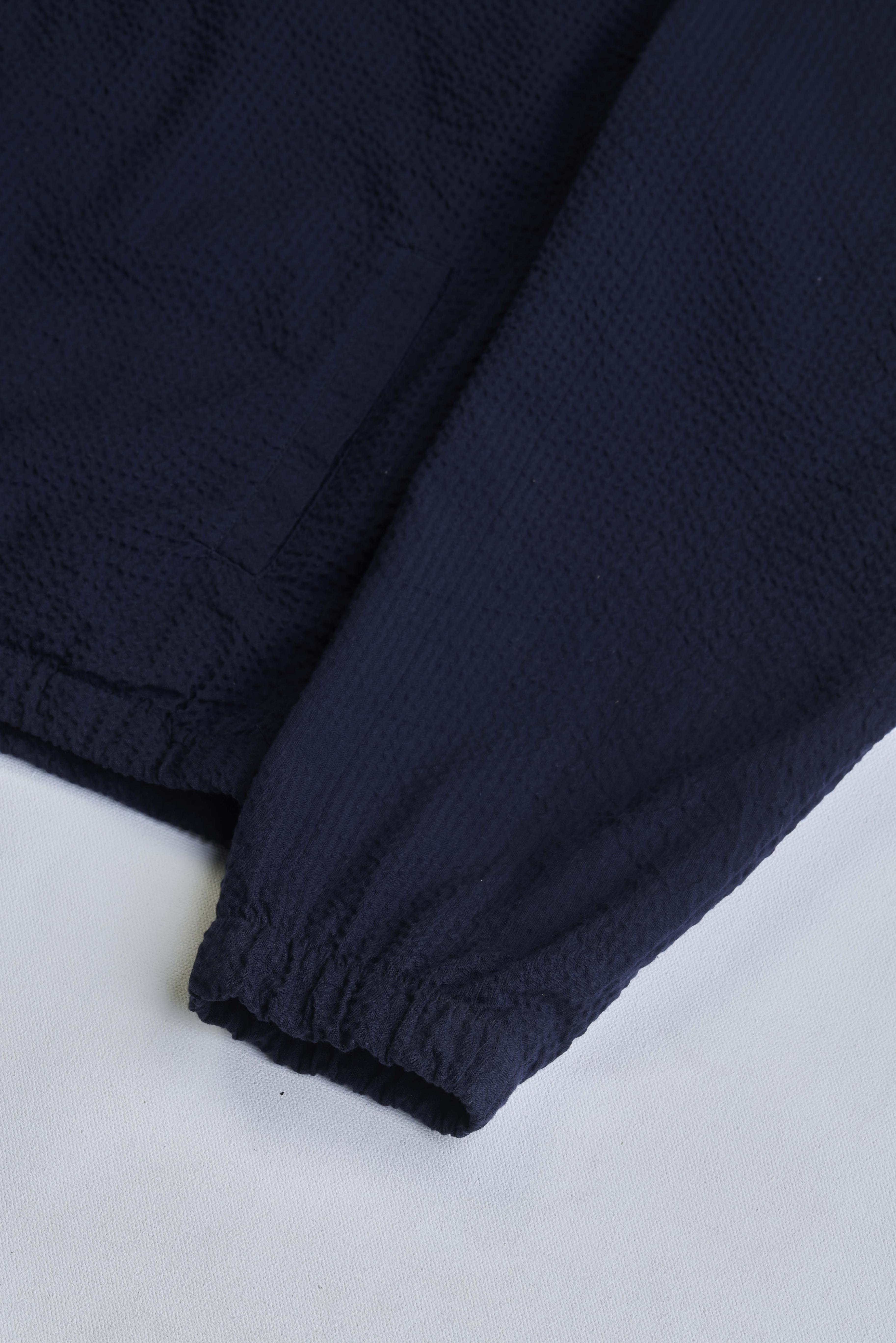 arniko-paolo-jacke-navy-seersucker-baumwolljacke image 4