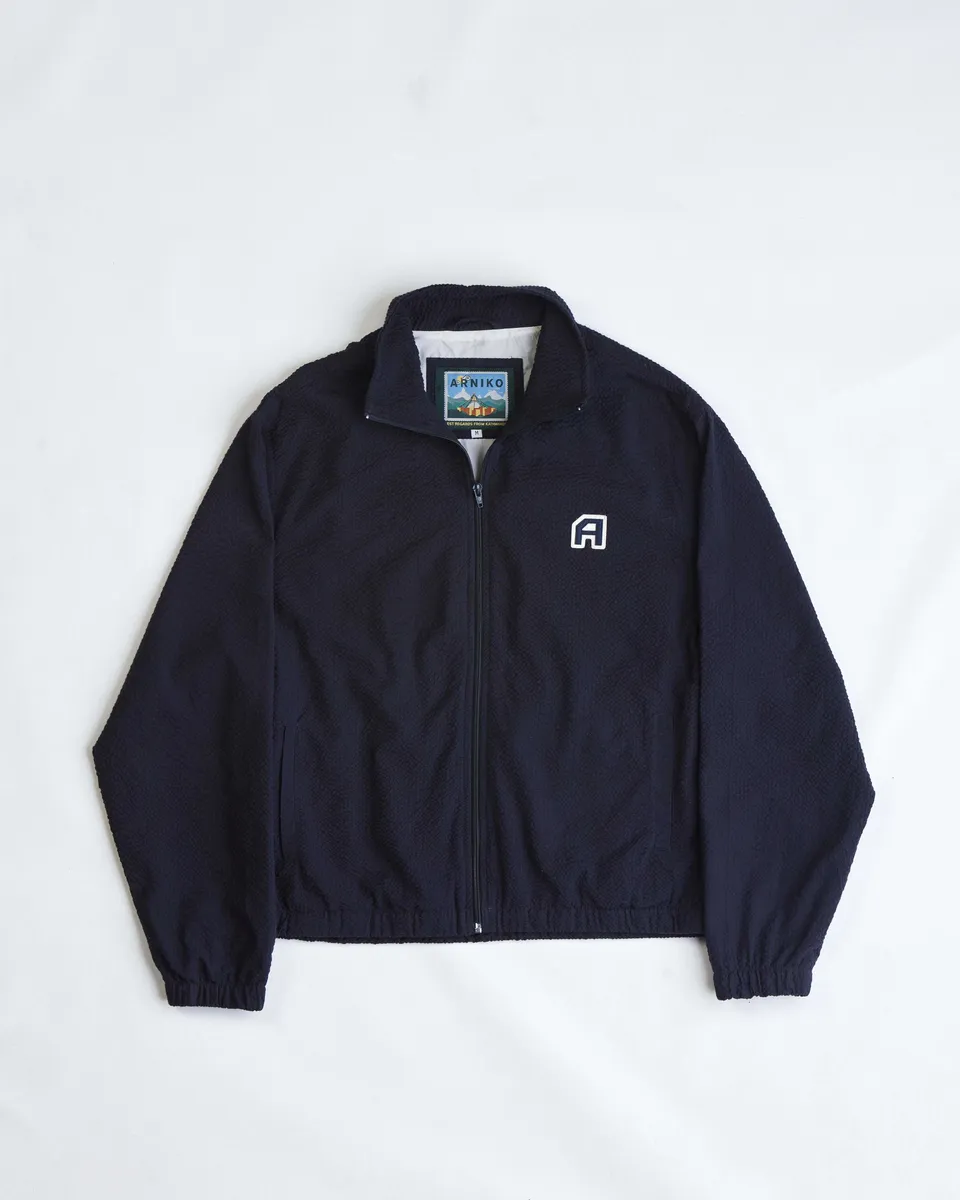 arniko-paolo-jacke-navy-seersucker-baumwolljacke image 1