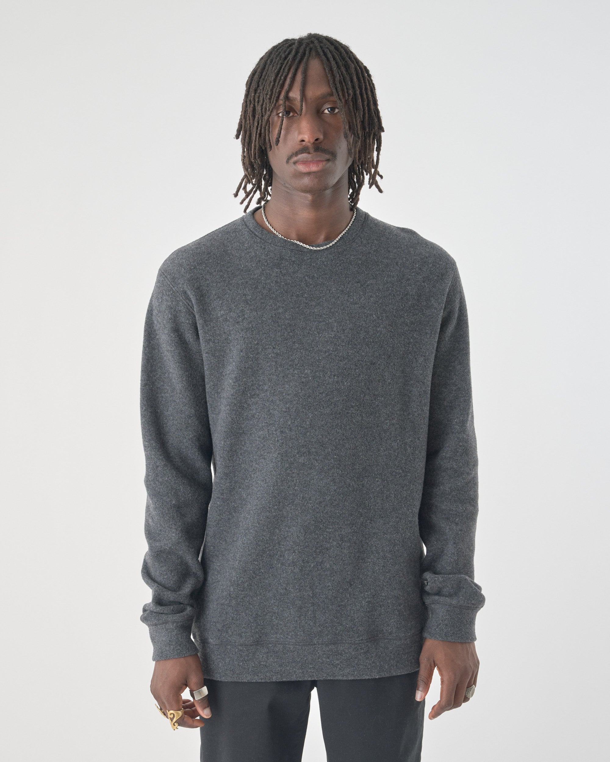 cleptomanicx-noitch-crewneck-sweatshirt-wollmix image 2