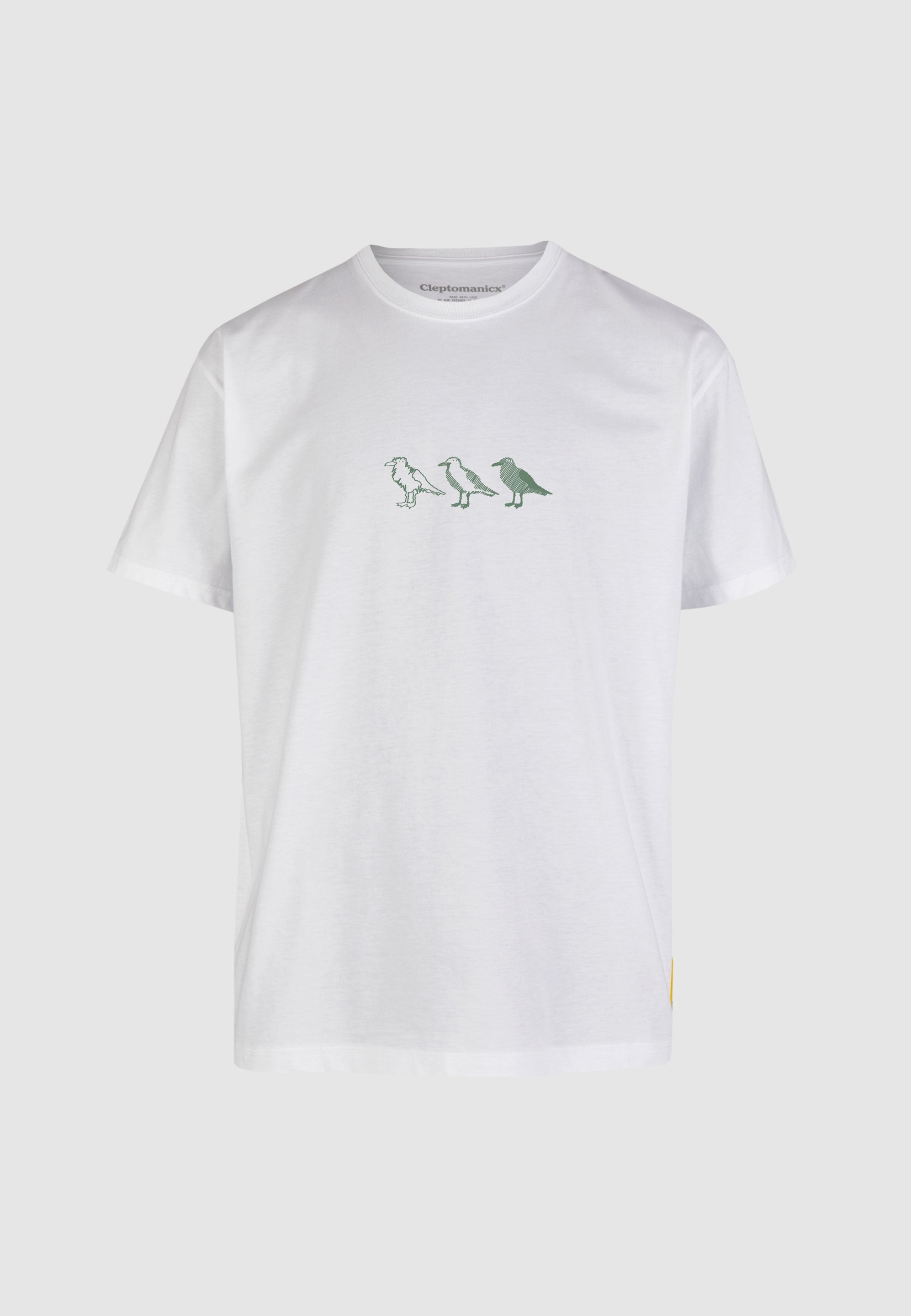 cleptomanicx-scribble-gull-graphic-tee-t-shirt-bio-baumwolle image 1