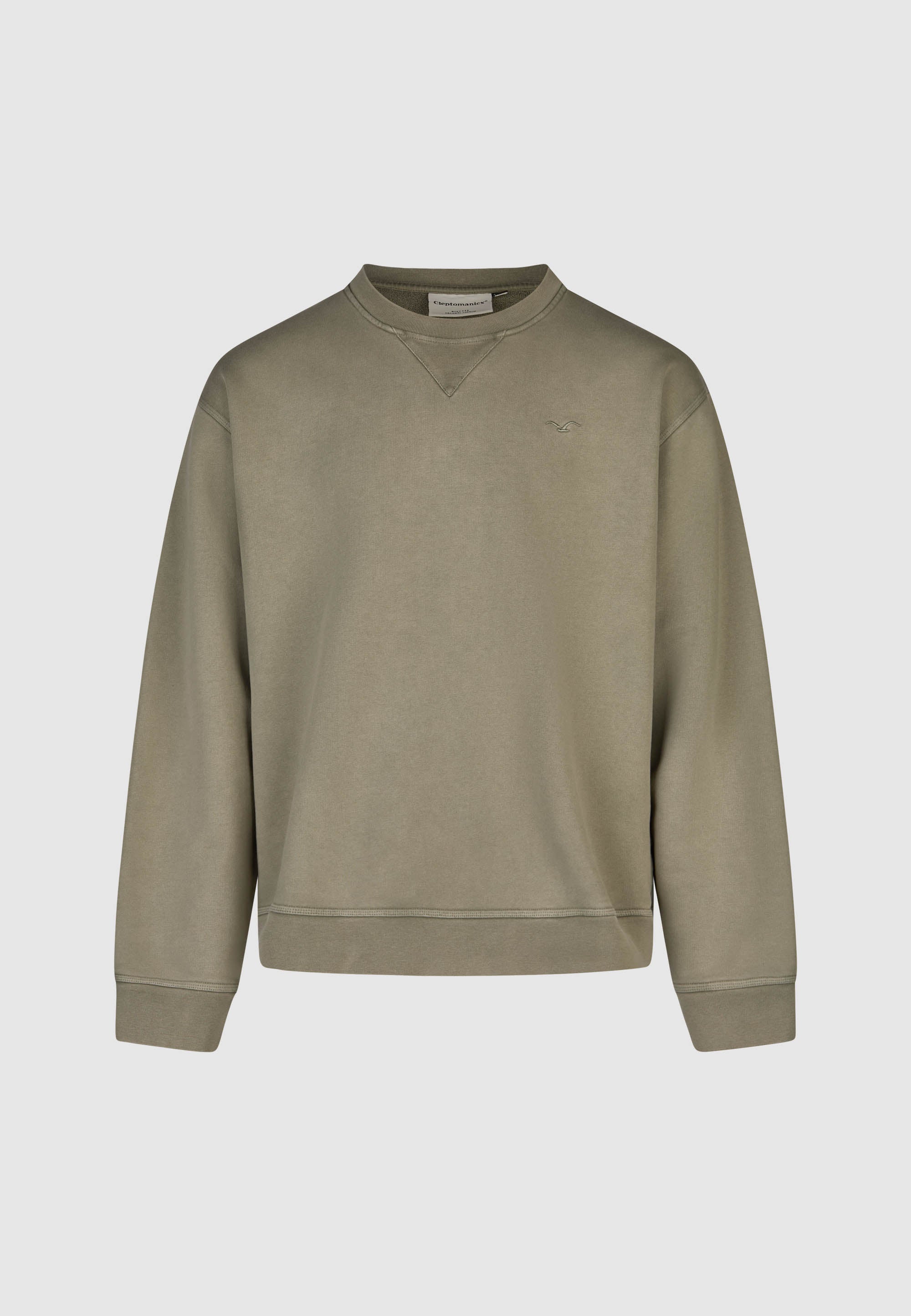 cleptomanicx-ligull-washed-boxy-crewneck-sweatshirt-gewaschen image 1