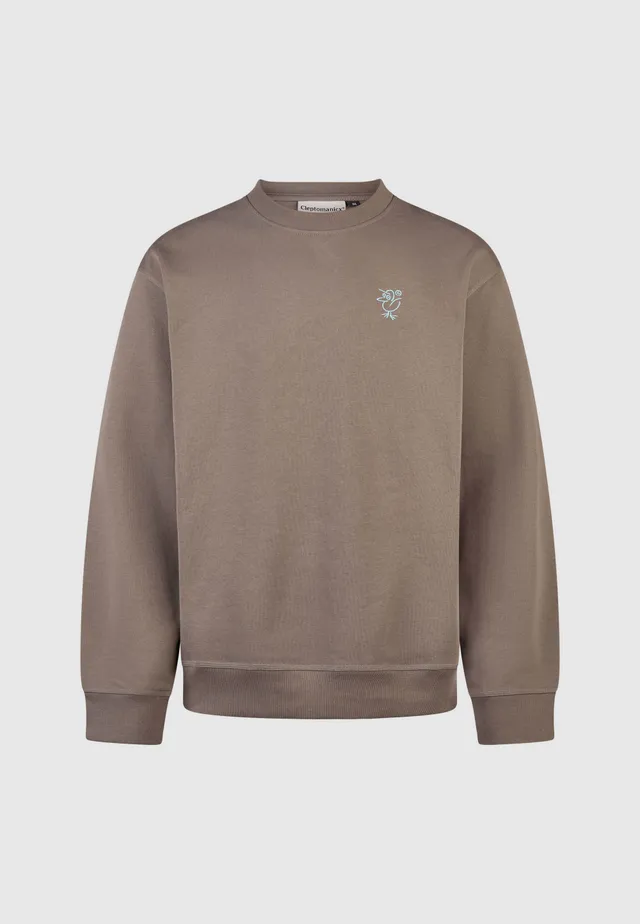 cleptomanicx-sketch-gull-crewneck-sweatshirt-m-bio-baumwolle image 1
