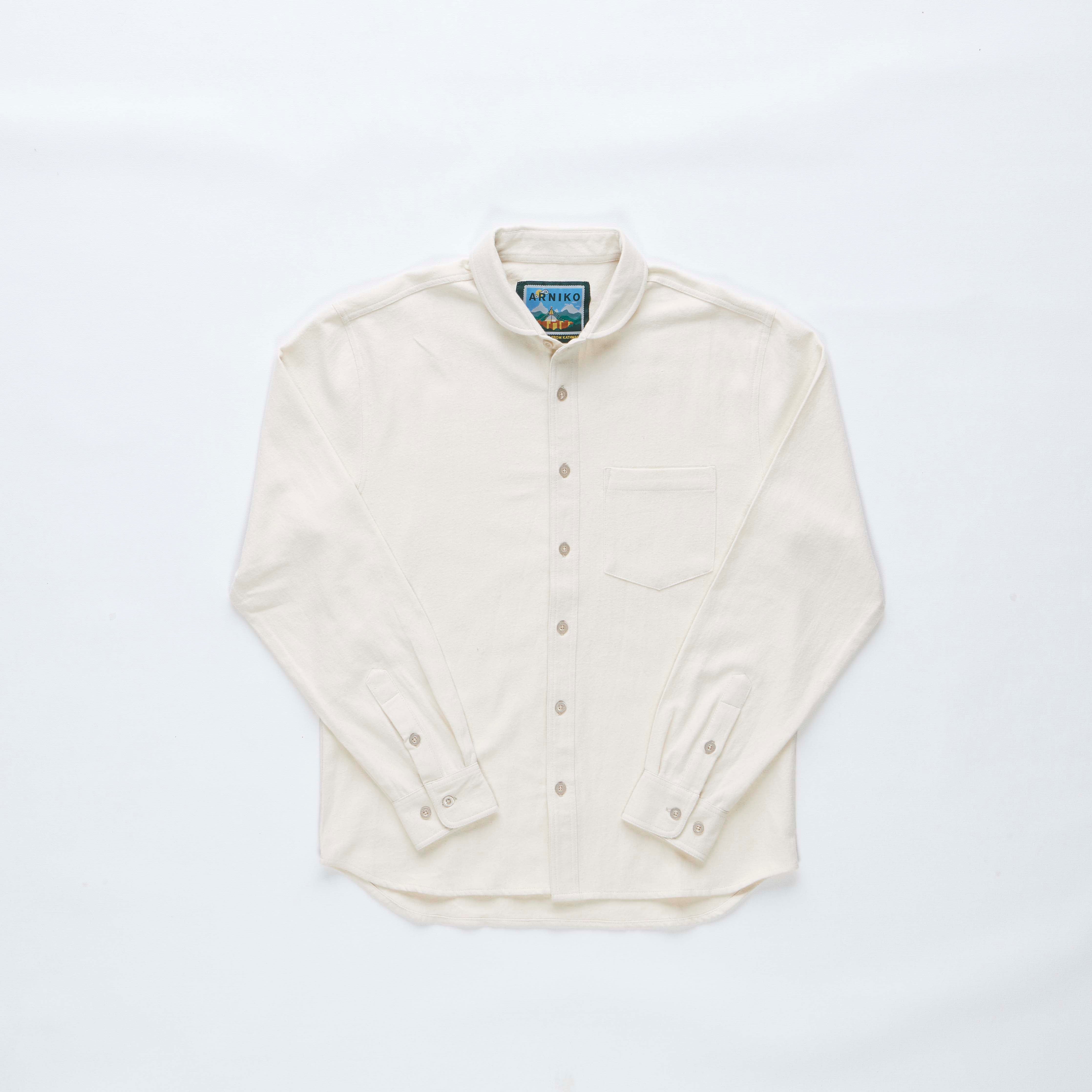 arniko-durga-hemd-birch-flannel-rundkragen-bio image 1
