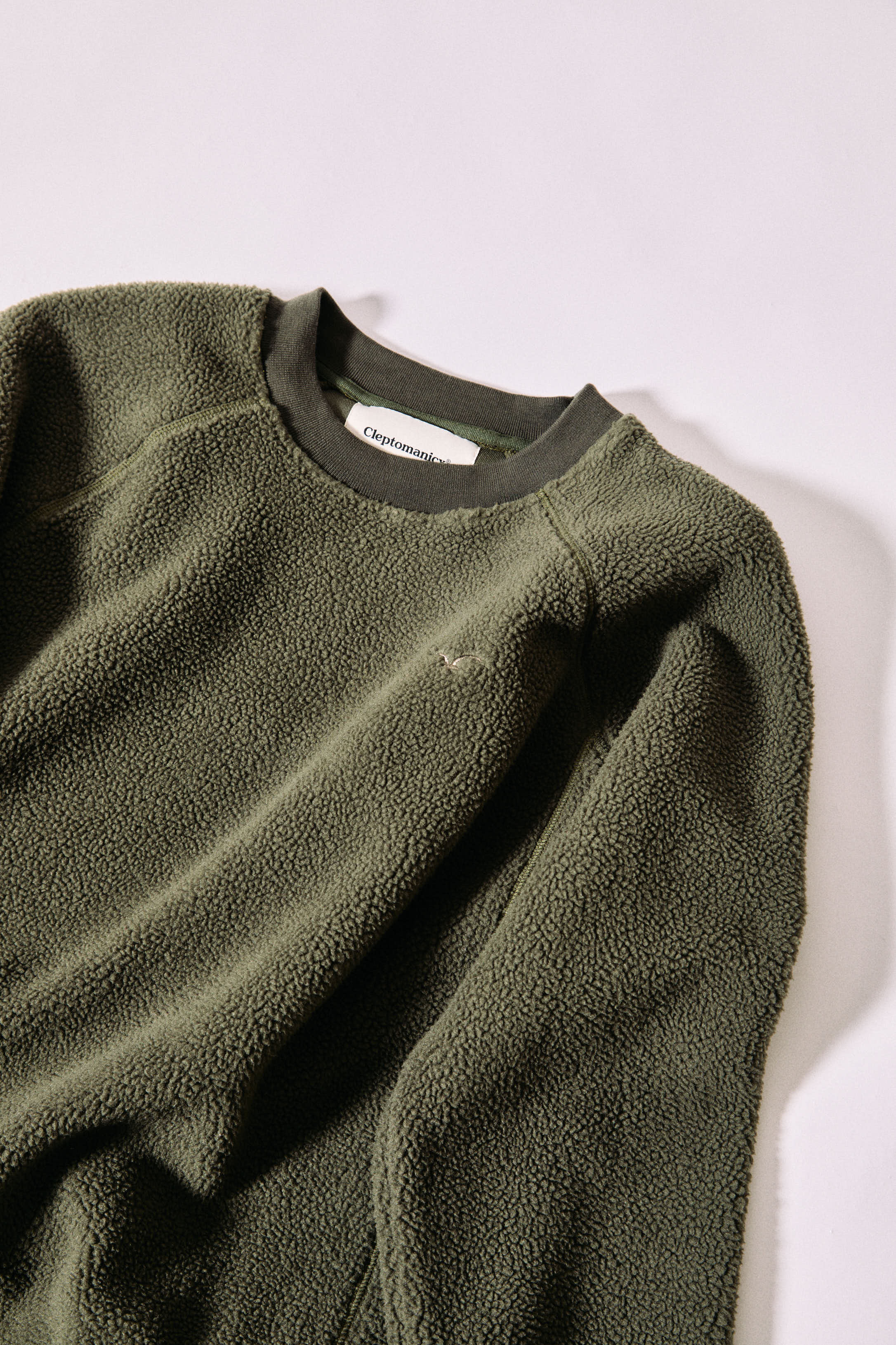 cleptomanicx-flaneur-crewneck-sweatshirt-teddyfleece-2 image 2