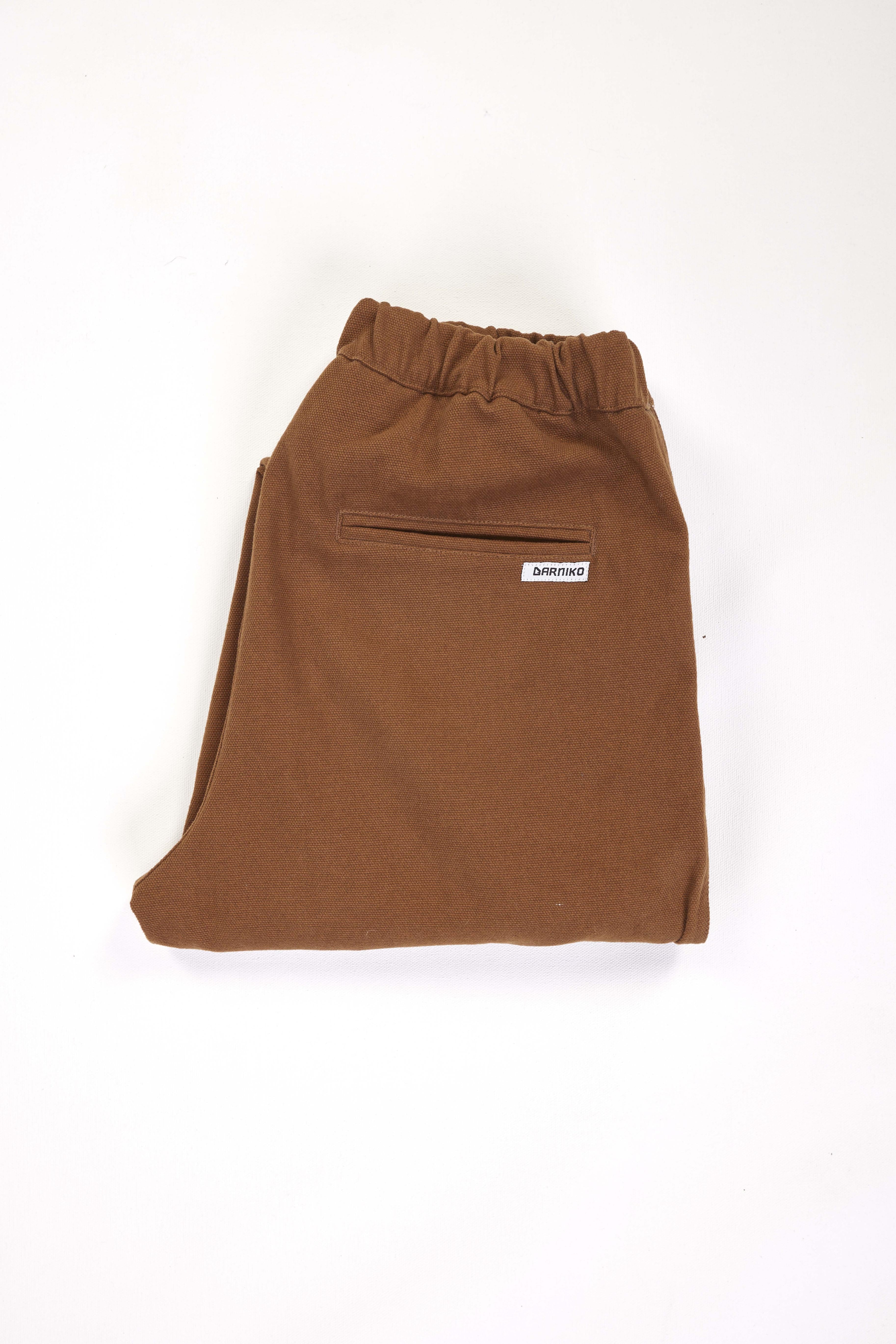 arniko-nigen-hose-tawny-canvas-bio-baumwolle-unisex image 1