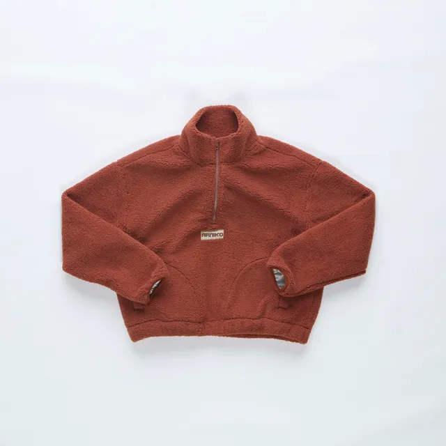 arniko-moha-half-zip-jacke-sierra-pet-fleece-unisex image 1