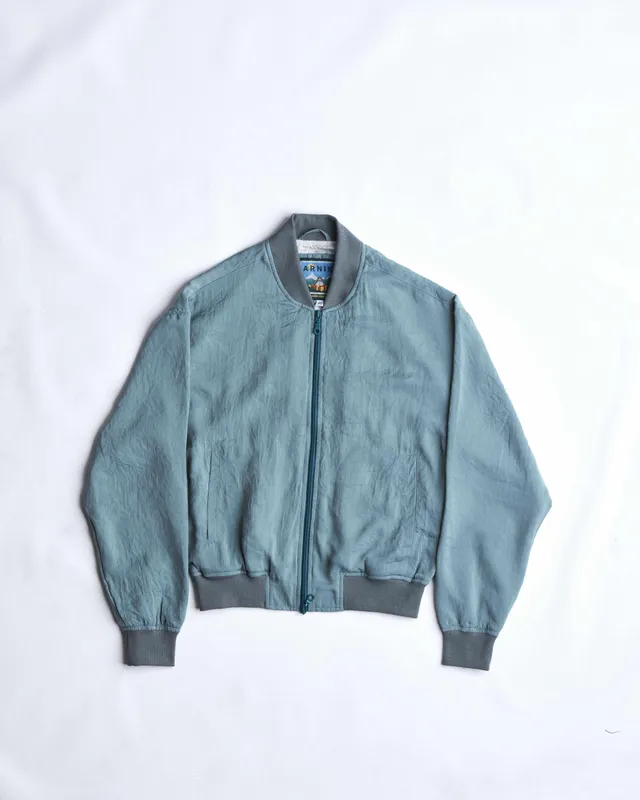 arniko-binam-green-satin-jacke-gr-n-satin image 1