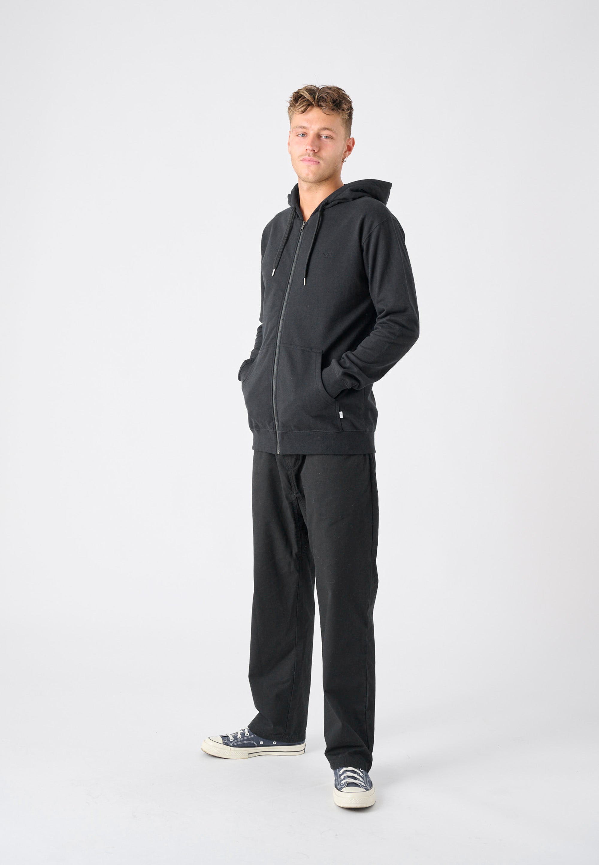 cleptomanicx-ligull-regular-hooded-zipper-kapuzenjacke image 2