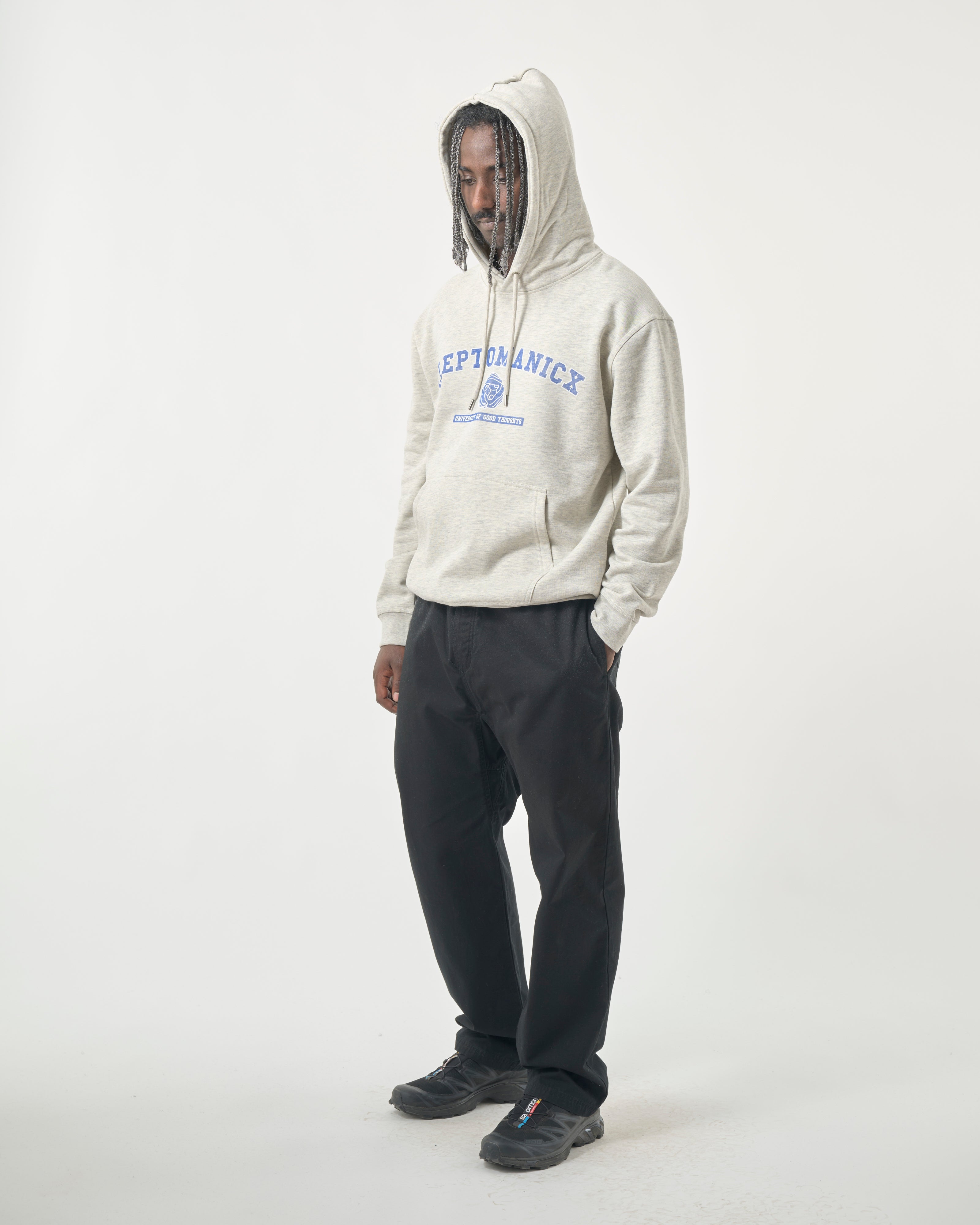 cleptomanicx-uni-hands-graphic-hooded-hoodie-biobaumwolle image 2