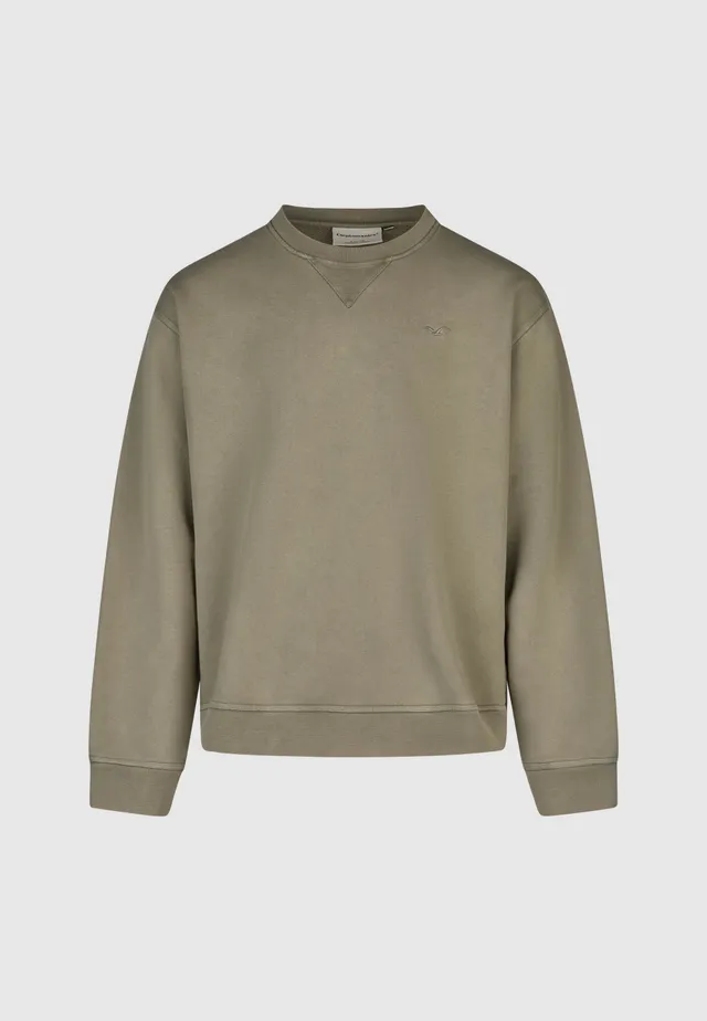 cleptomanicx-ligull-washed-boxy-crewneck-sweatshirt-gewaschen image 1