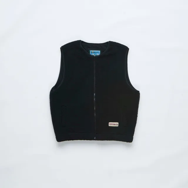 arniko-moha-weste-schwarz-unisex-recycling-fleece image 1