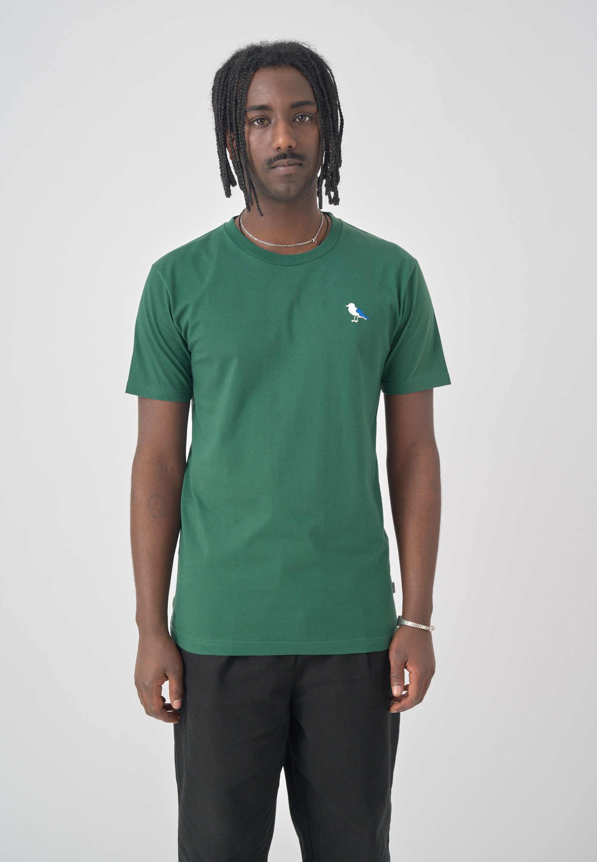 cleptomanicx-embro-gull-basic-tee-t-shirt-stickerei-regular image 3