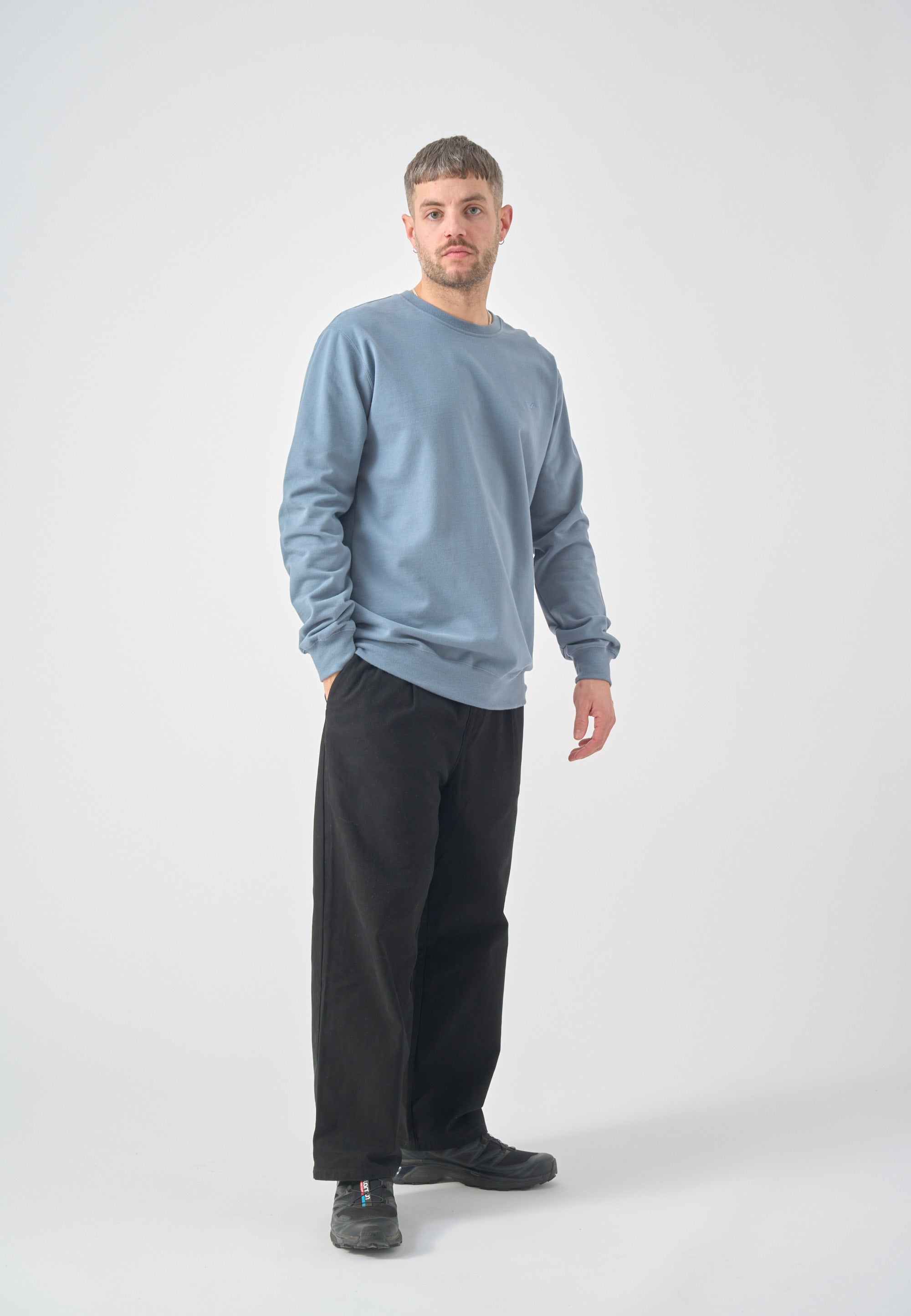 cleptomanicx-ligull-regular-crewneck-pullover-bio-baumwolle image 2