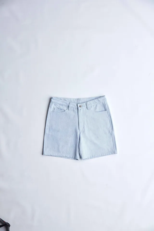 arniko-yama-shorts-light-blue-denim-bio-baumwolle image 1