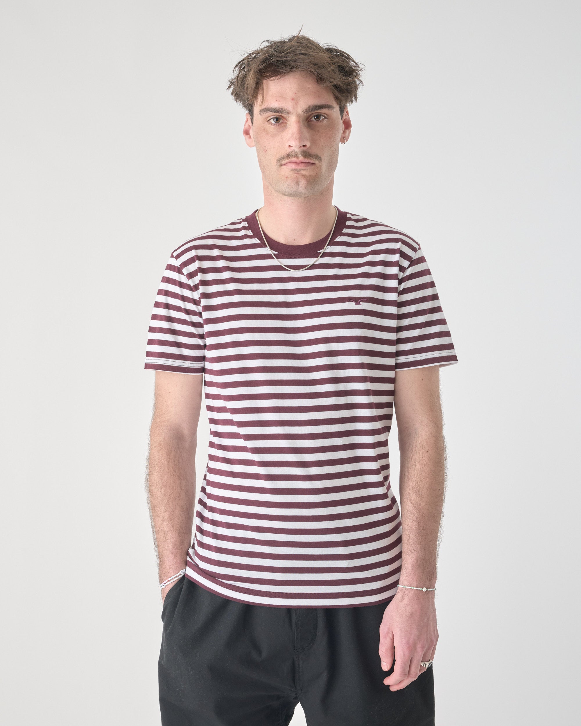 cleptomanicx-ligull-stripe-tee-t-shirt-gestreift-bio image 3