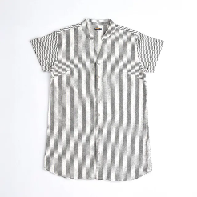 arniko-jo-kleid-gr-n-wei-seersucker-bio-baumwolle image 1
