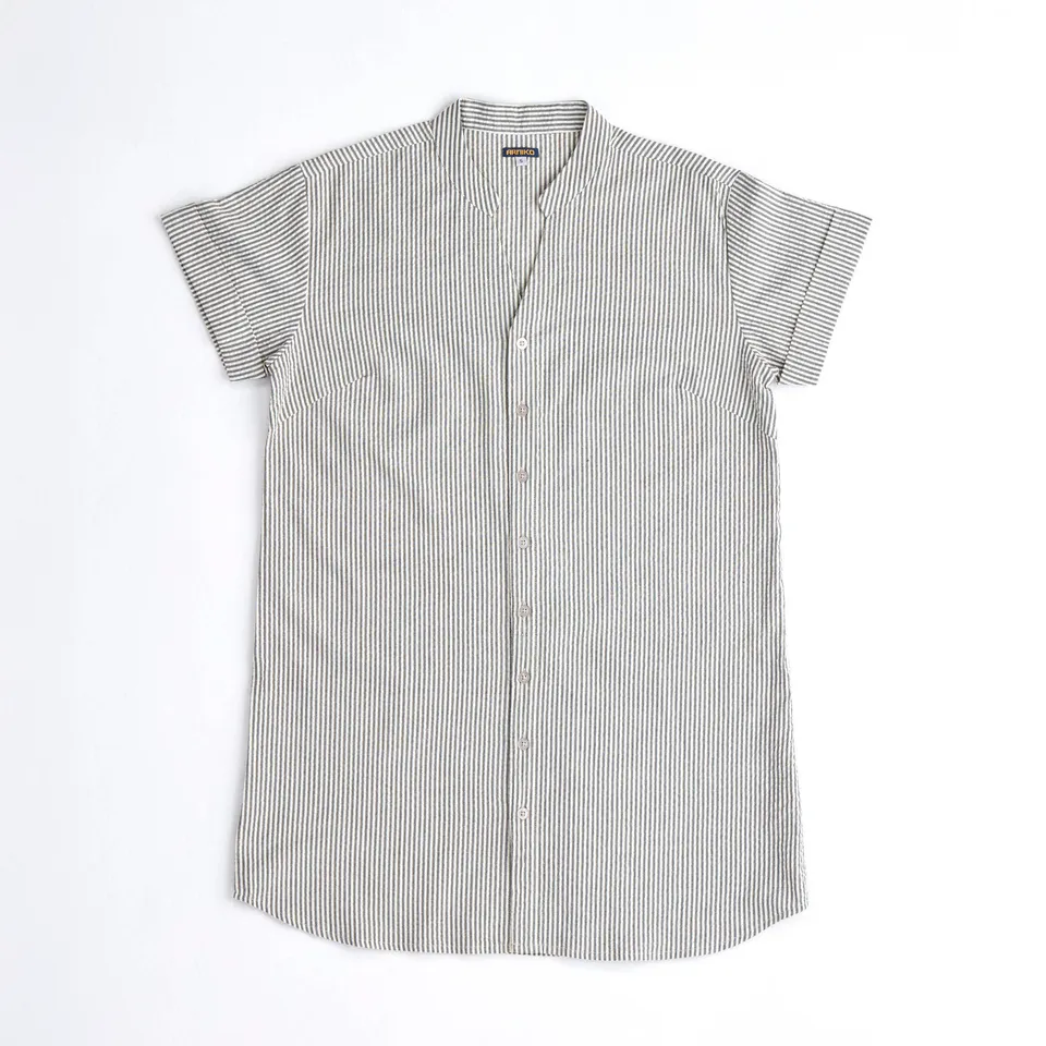 arniko-jo-kleid-gr-n-wei-seersucker-bio-baumwolle image 1