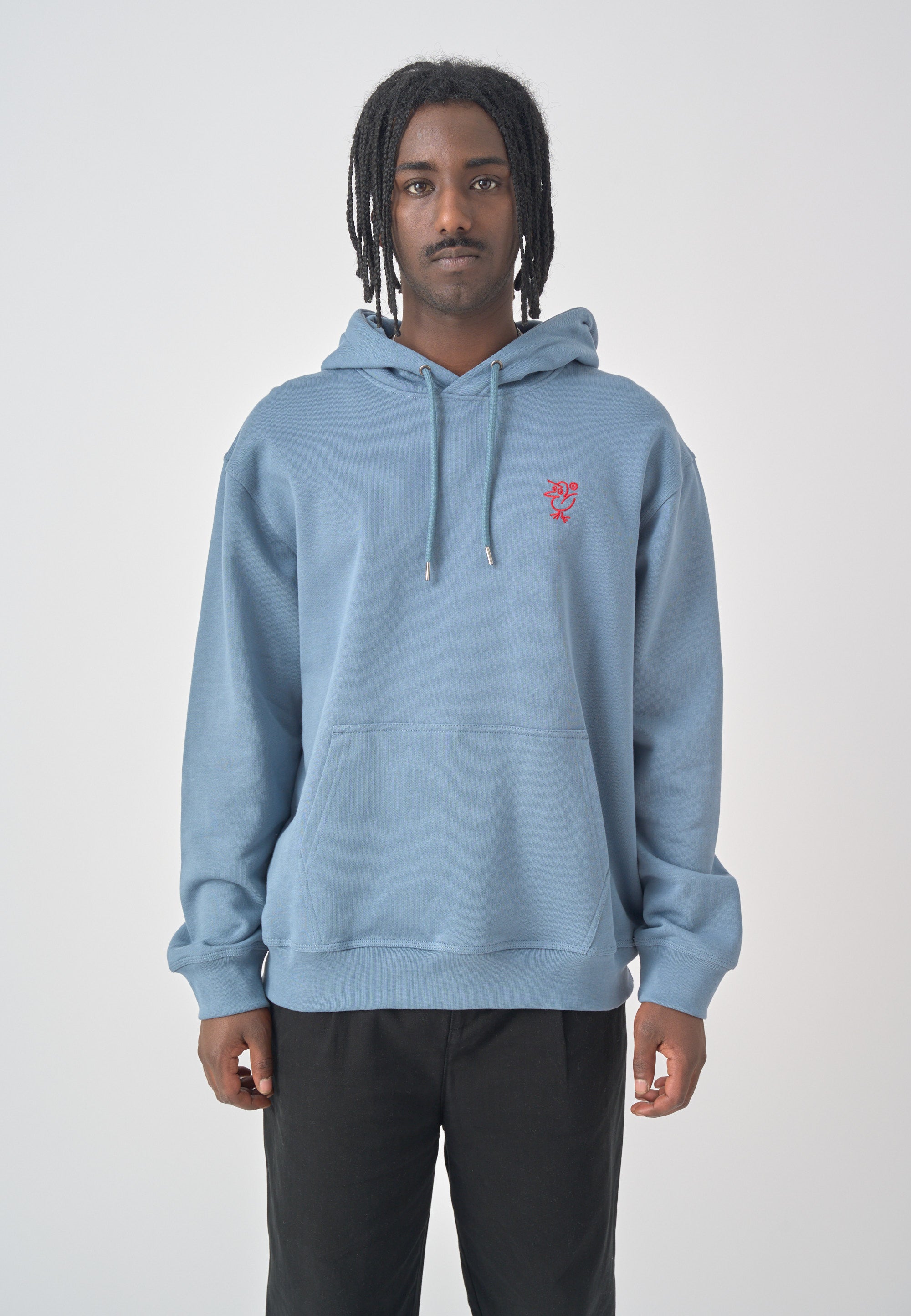 cleptomanicx-sketch-gull-boxy-hooded-hoodie-bio-baumwolle image 3