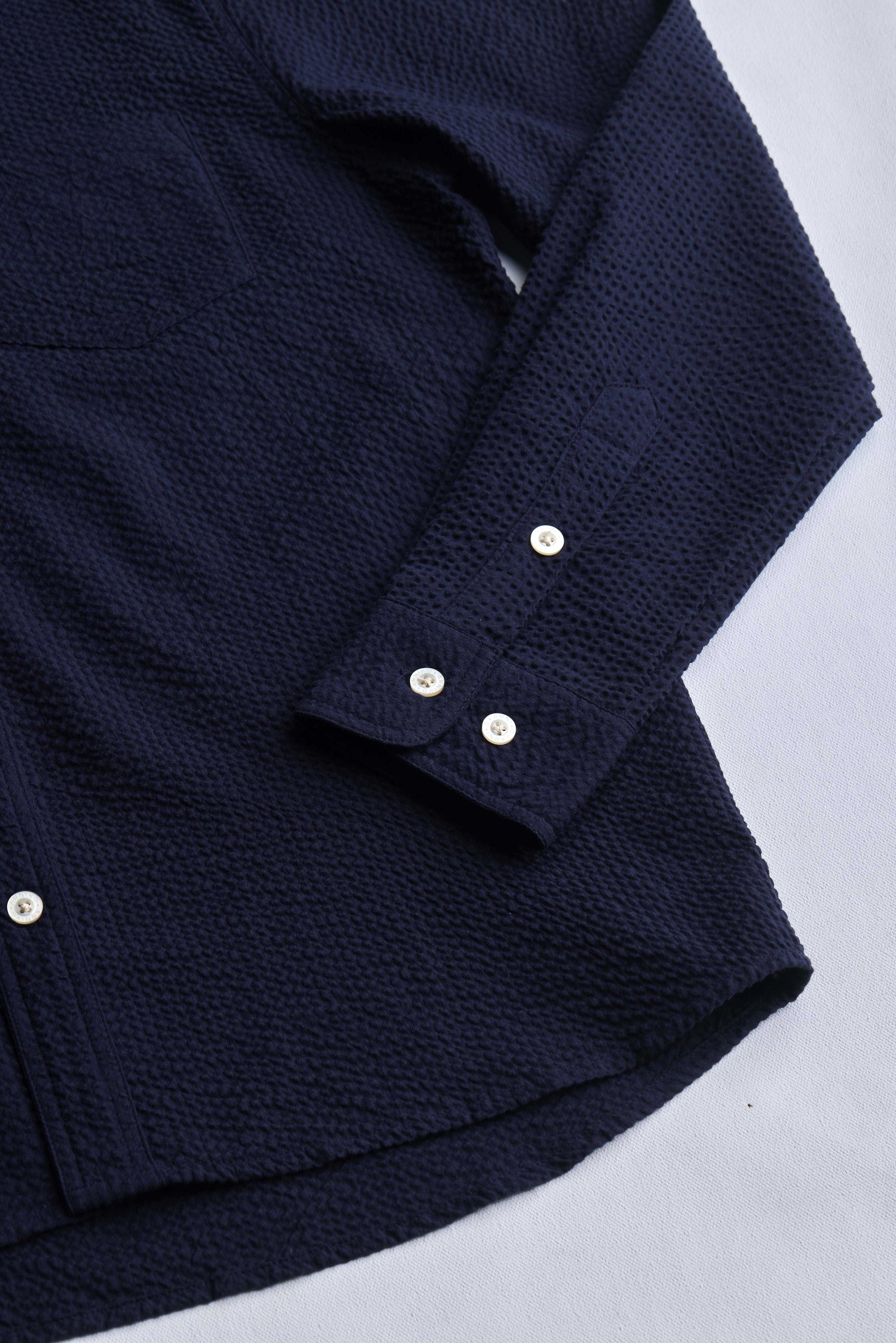arniko-shirts-shirt-durga-navy-seersucker-hemd-bio image 4