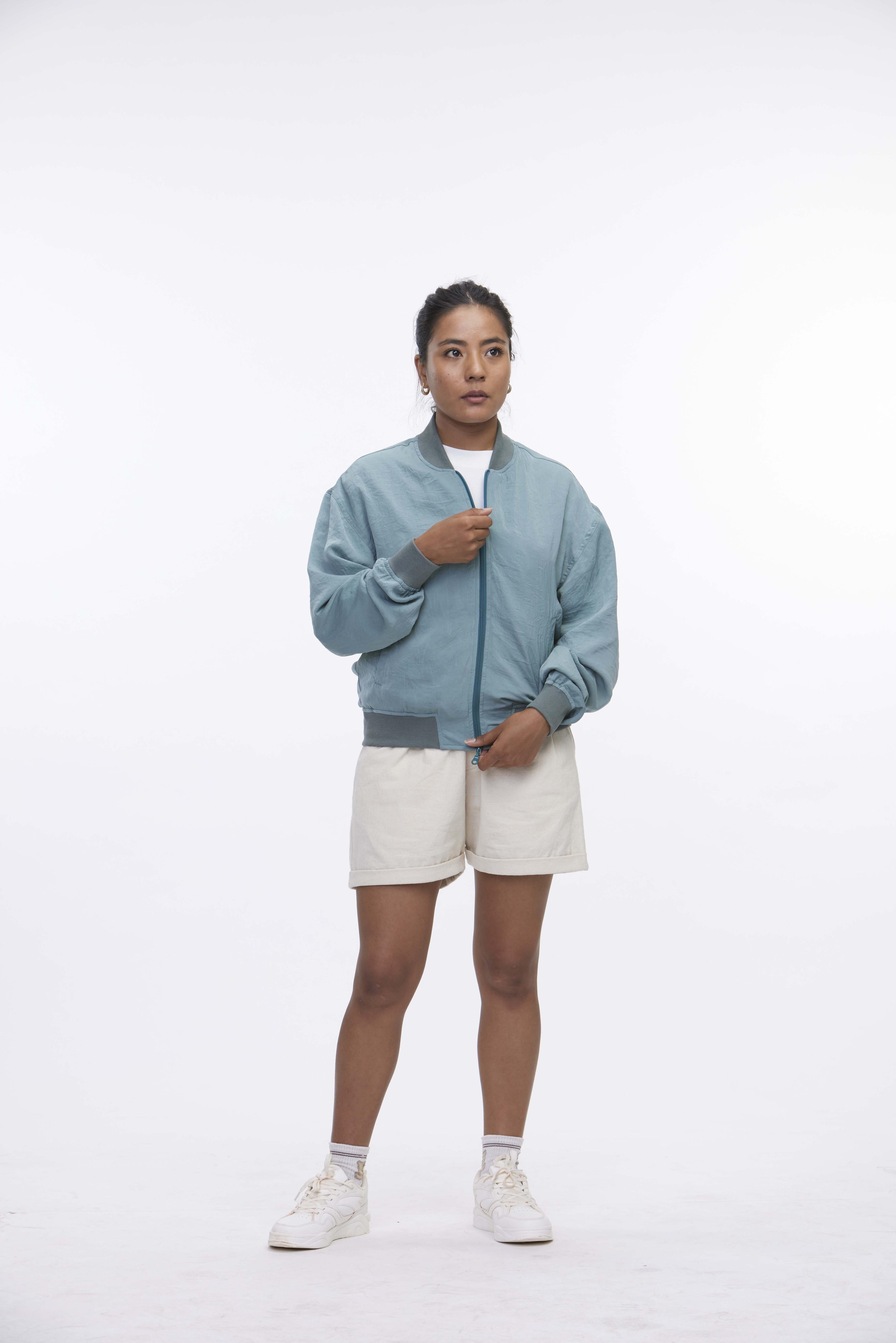 arniko-binam-green-satin-jacke-gr-n-satin image 5