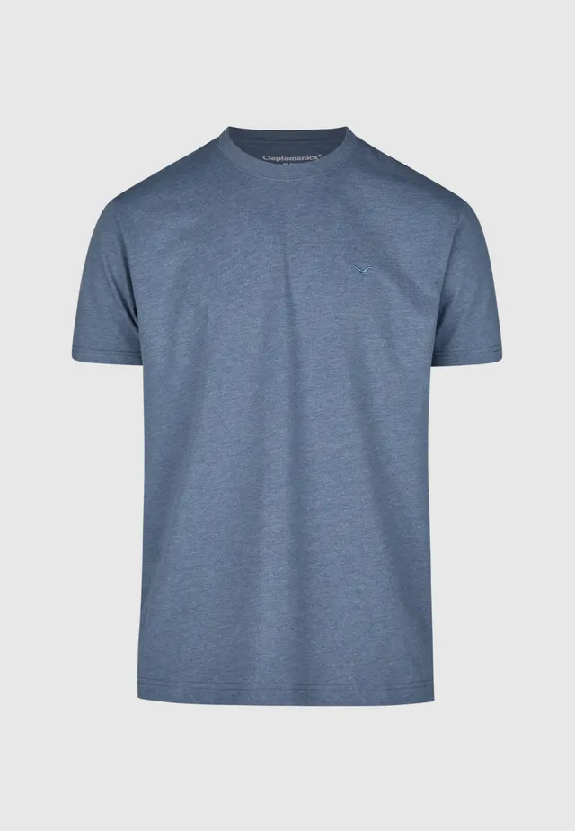 cleptomanicx-ligull-regular-heather-tee-t-shirt-melange image 1