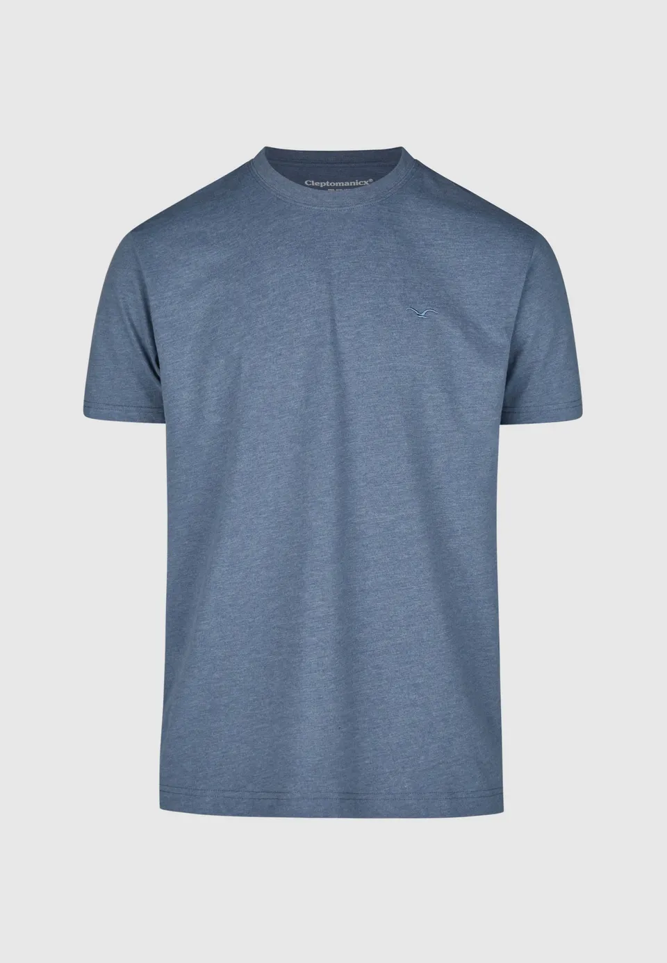 cleptomanicx-ligull-regular-heather-tee-t-shirt-melange image 1