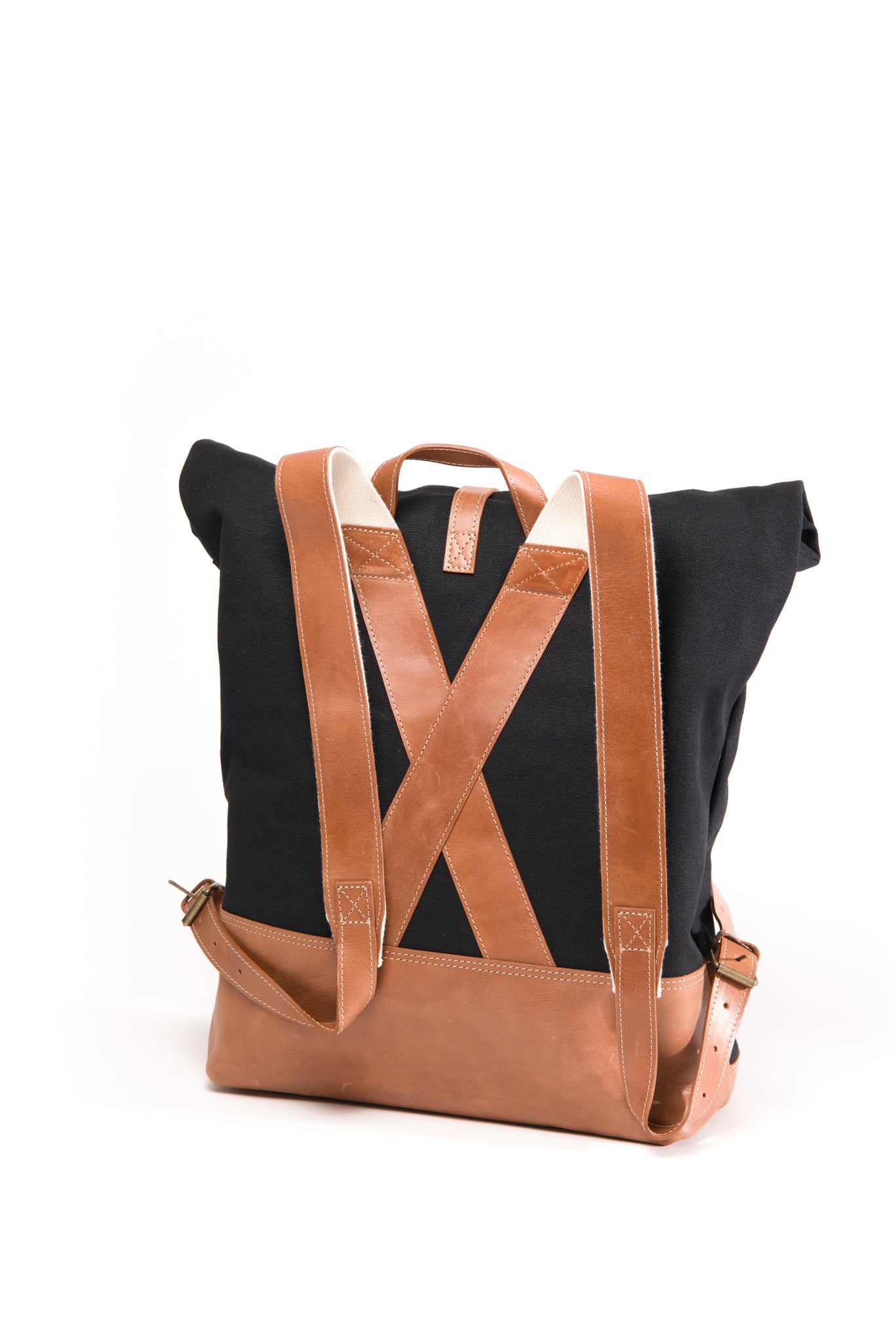 arniko-roll-up-rucksack-schwarz-laptop-15-zoll-canvas image 4