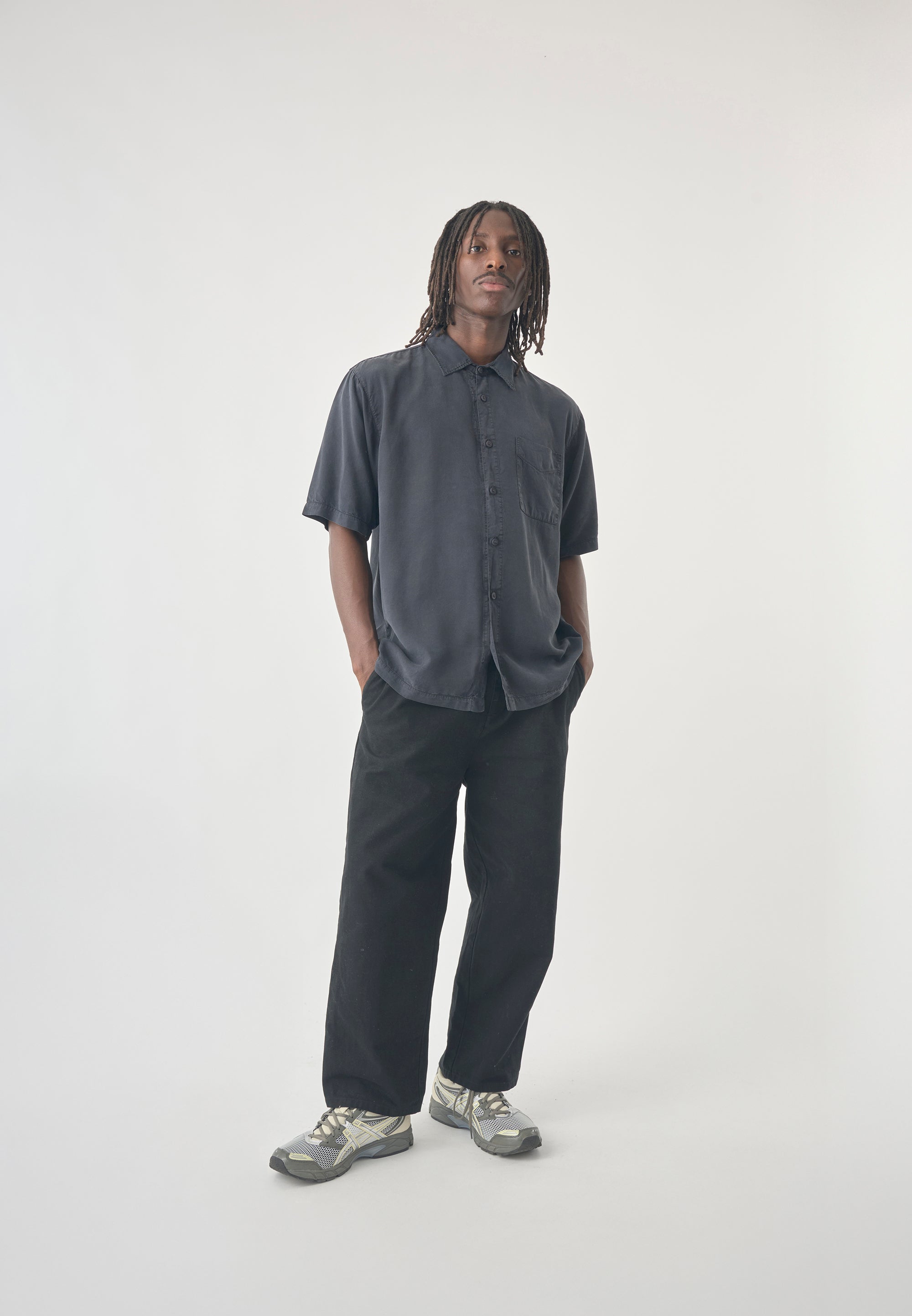 cleptomanicx-easy-shirt-hemd-kurzarm-lyocell-oversize image 2