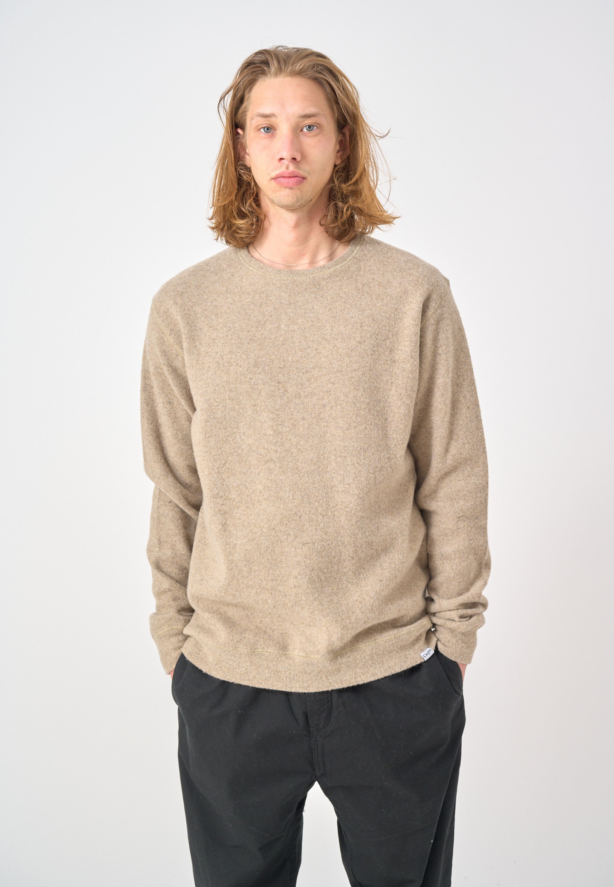 cleptomanicx-noitch-crewneck-sweatshirt-wollmix-regular-fit image 3