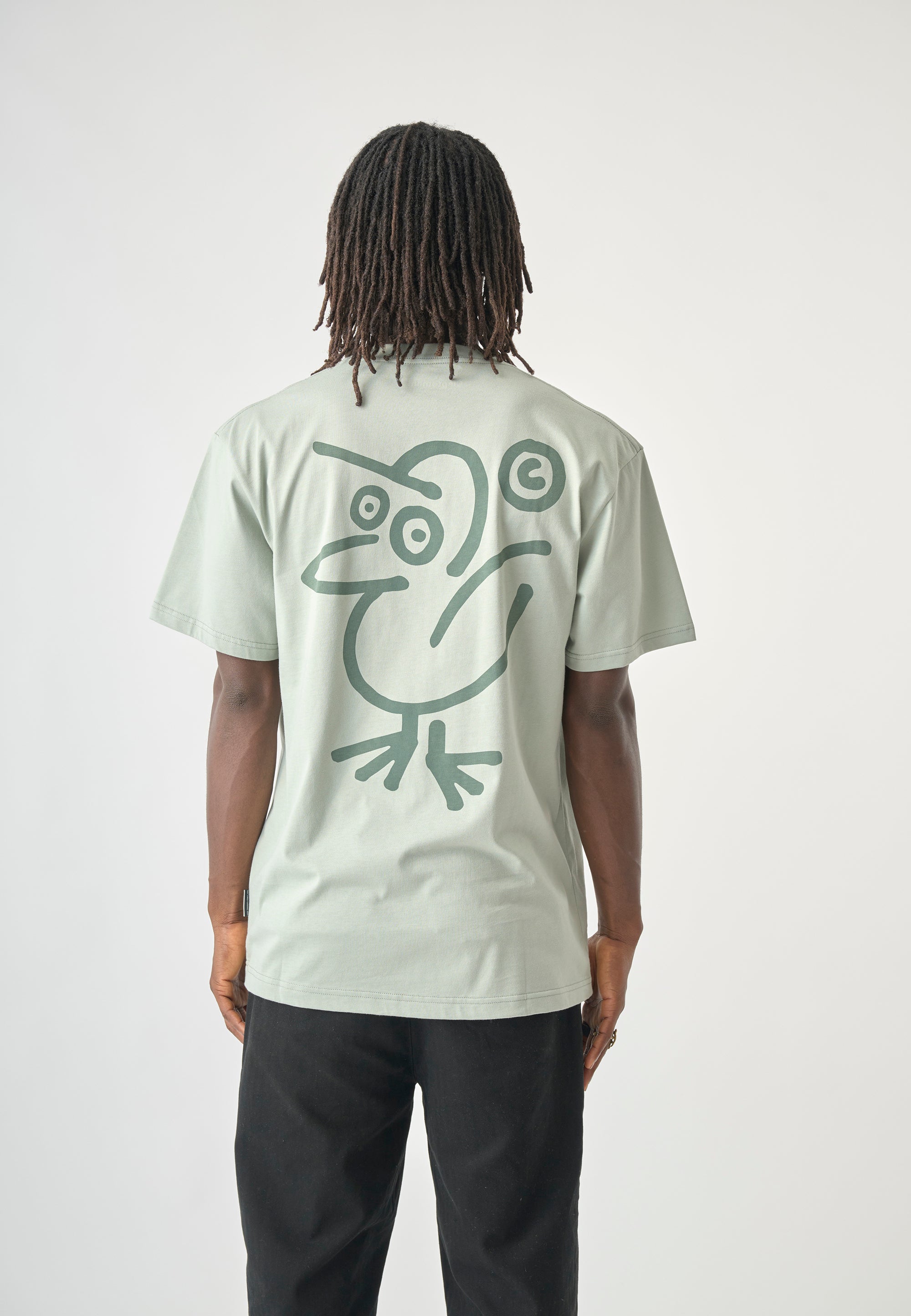cleptomanicx-sketch-gull-boxy-tee-t-shirt-bio-baumwolle-2 image 2