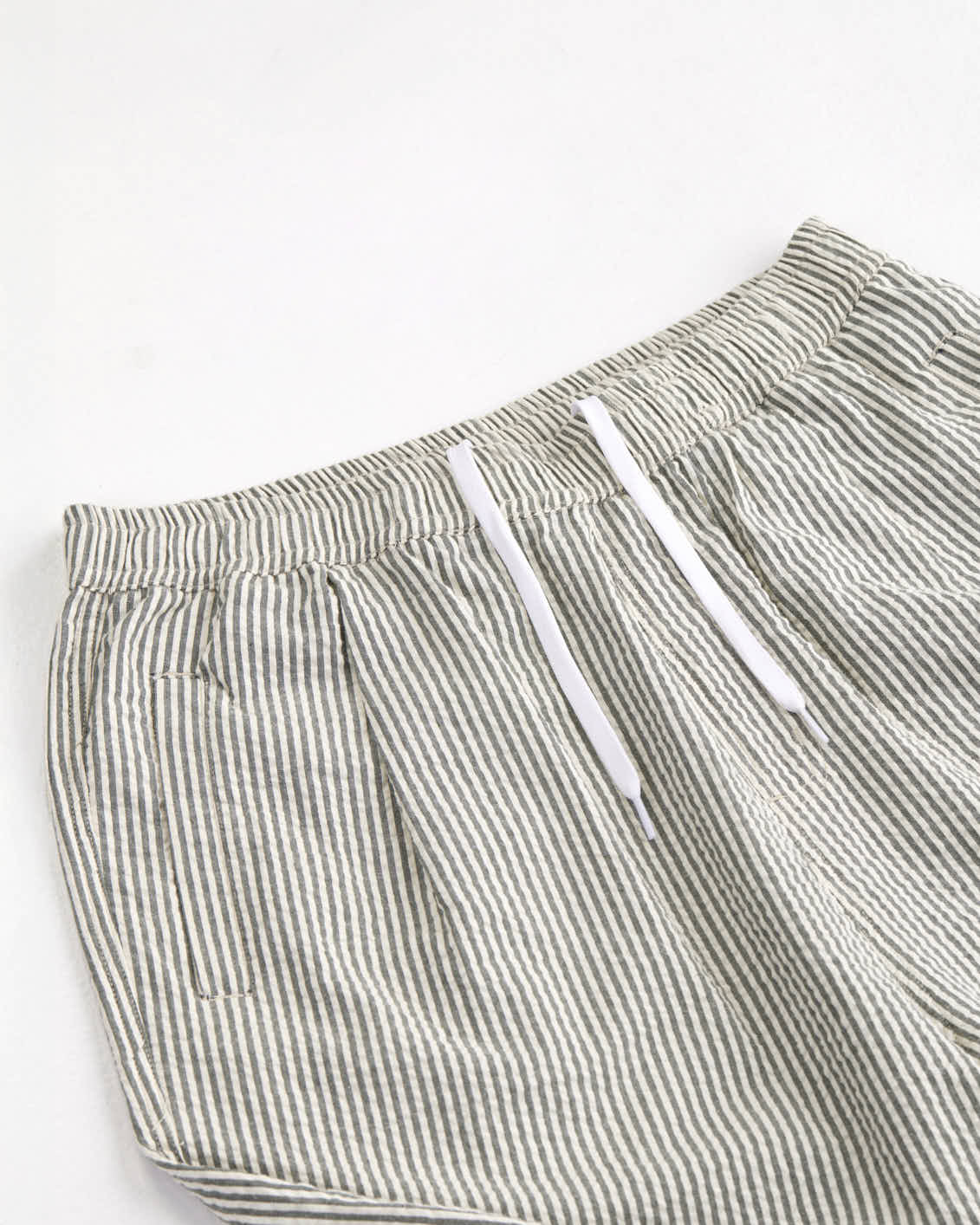 arniko-sanjai-hose-herren-gr-n-wei-seersucker image 2