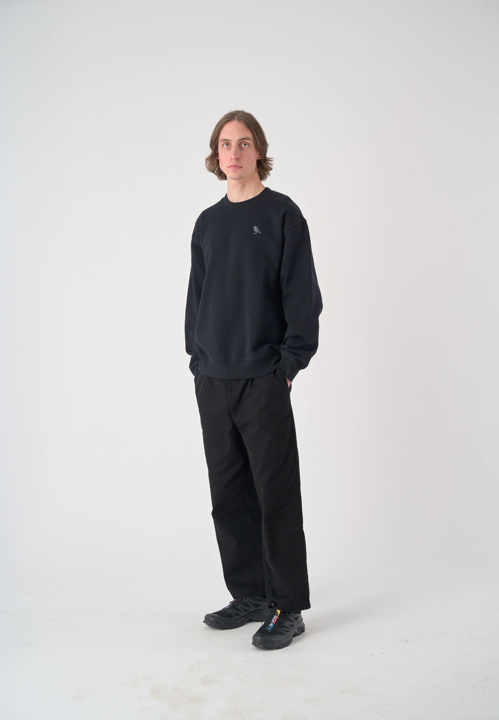 cleptomanicx-embro-gull-mono-crewneck-sweatshirt-bio-baumwolle image 2