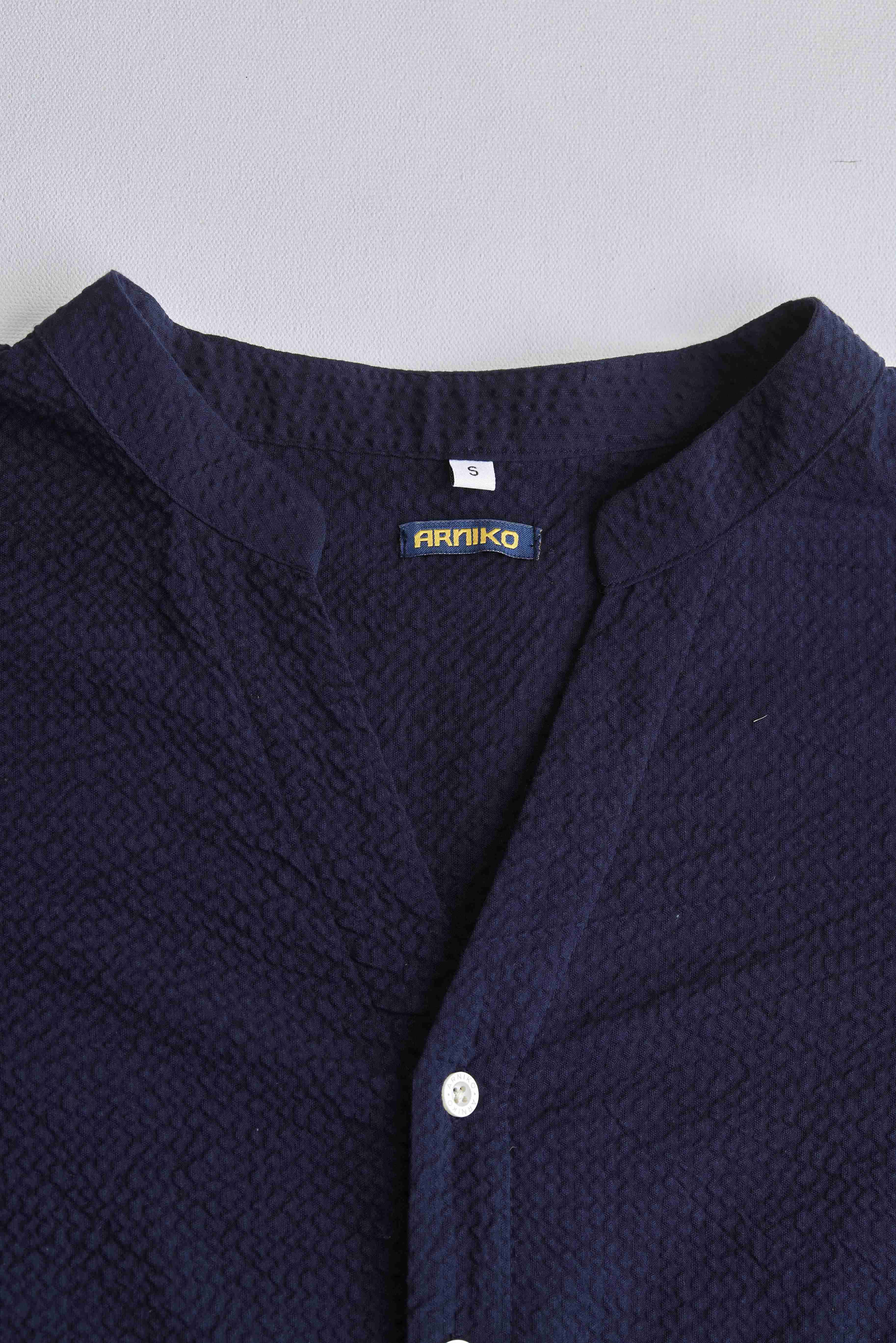 arniko-jo-kleid-navy-seersucker-bio-baumwolle image 3