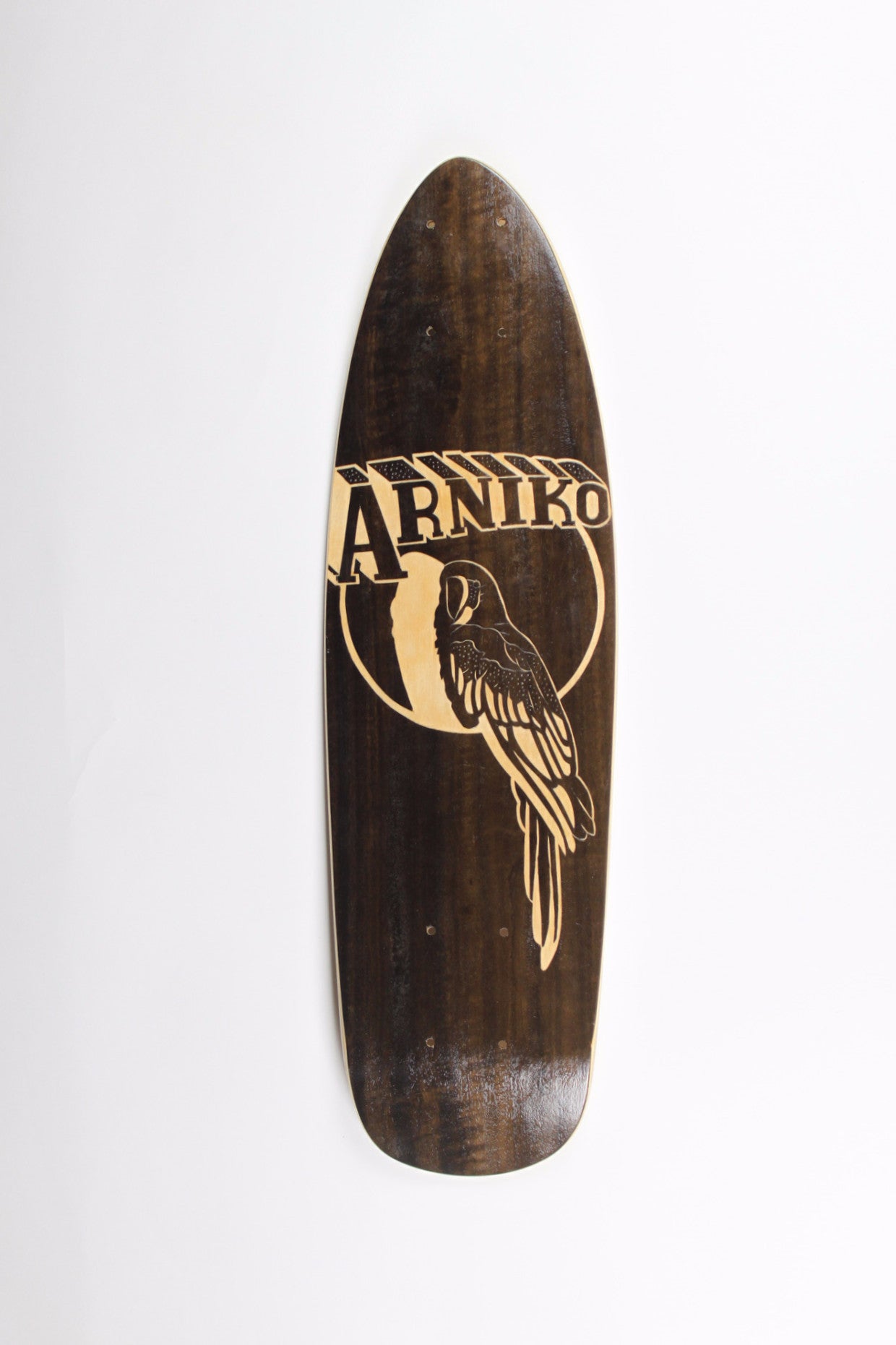 arniko-bags-pocket-rocket-deck-ara-skateboard-deck-60-cm-eukalyptus image 1