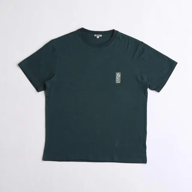 arniko-mustang-t-shirt-bottle-green-bio-herren image 1