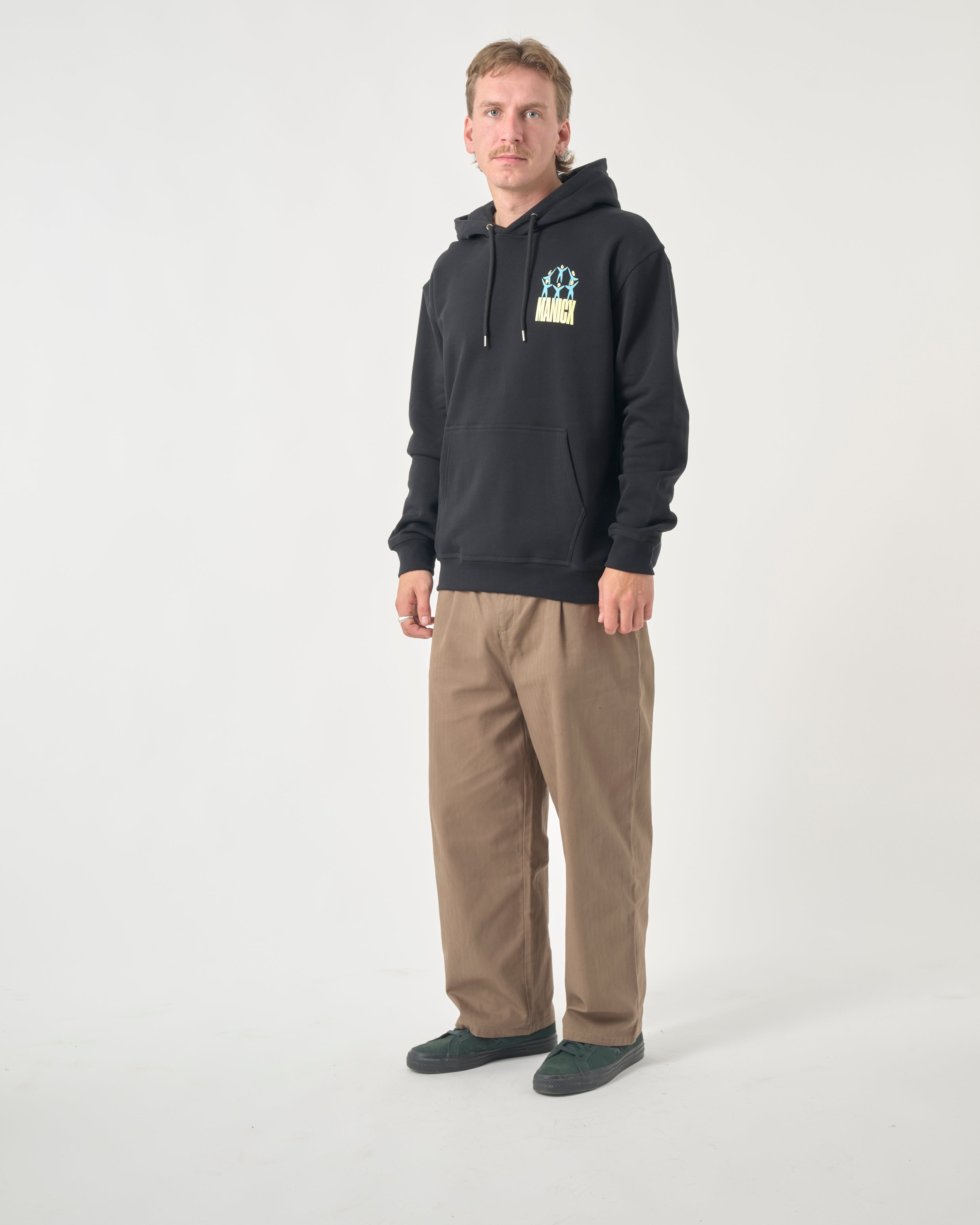 cleptomanicx-gathering-graphic-hoodie-bio-baumwolle image 4