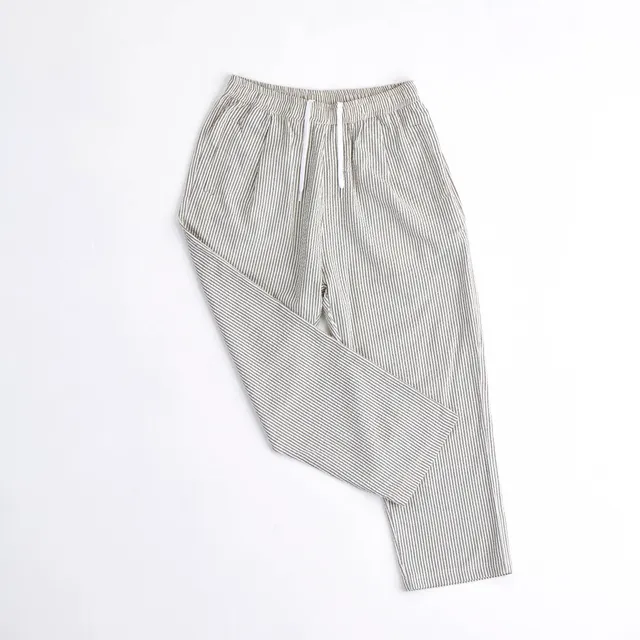 arniko-sanjai-hose-herren-gr-n-wei-seersucker image 1
