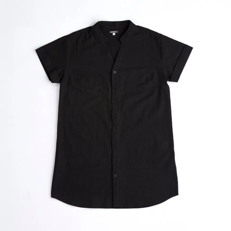 arniko-jo-kleid-schwarz-seersucker-bio-baumwolle image 1