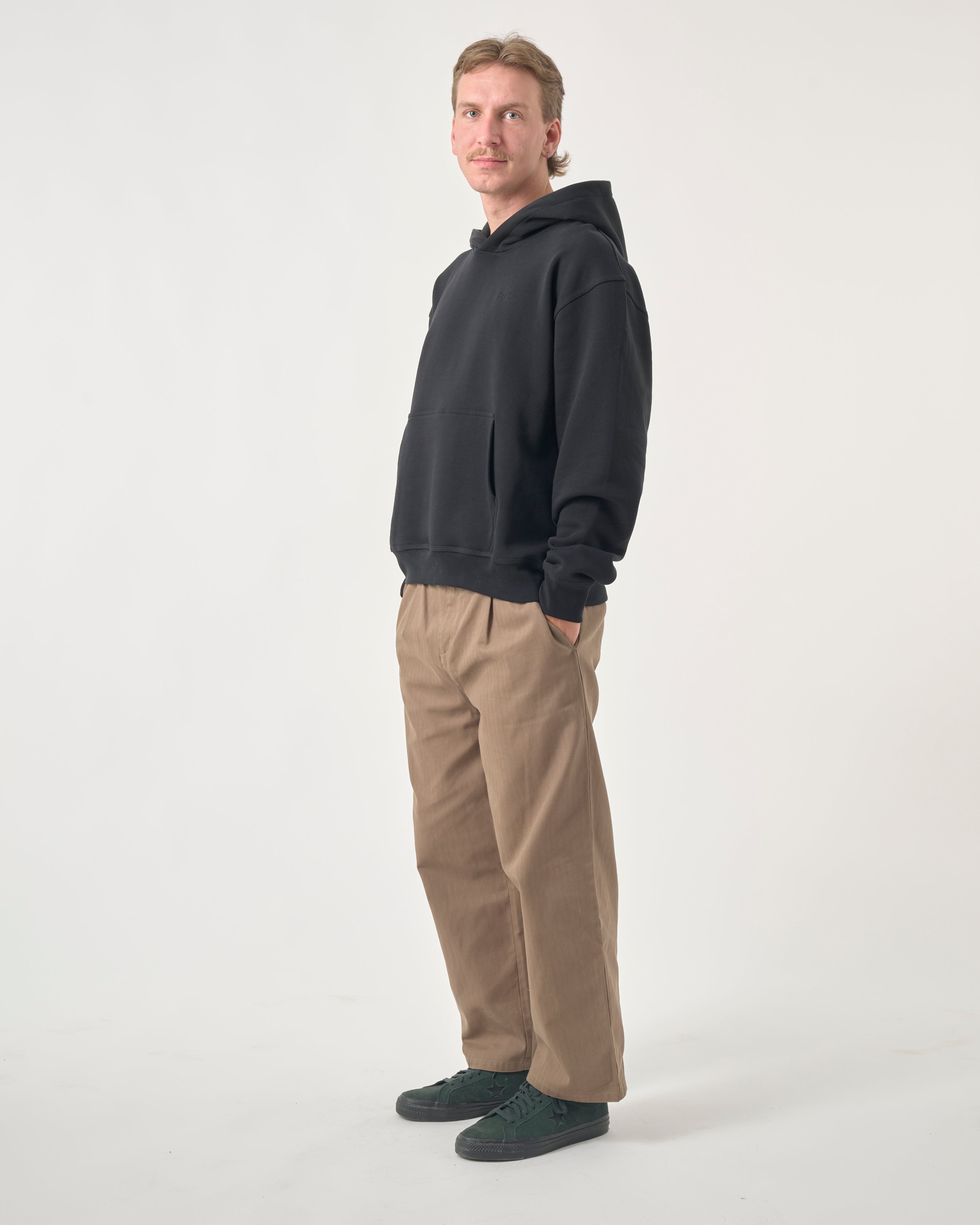 cleptomanicx-ligull-boxy-cropped-hooded-hoodie-biobaumwolle image 2