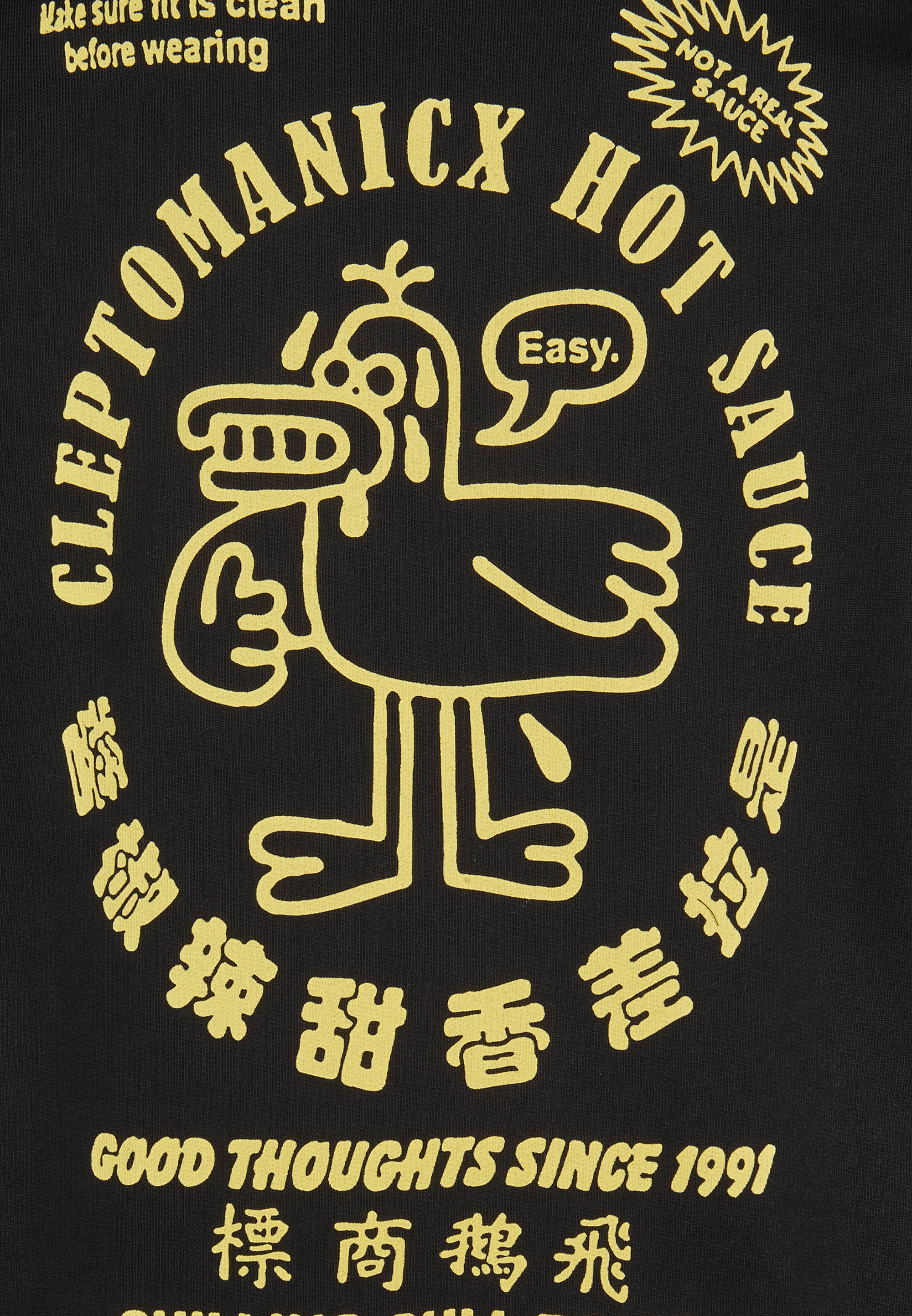 cleptomanicx-so-hot-classic-crewneck-sweatshirt-print image 3
